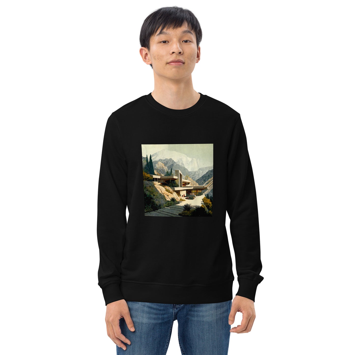 Sweatshirt Unisex / Organic Cotton / Architecture #1