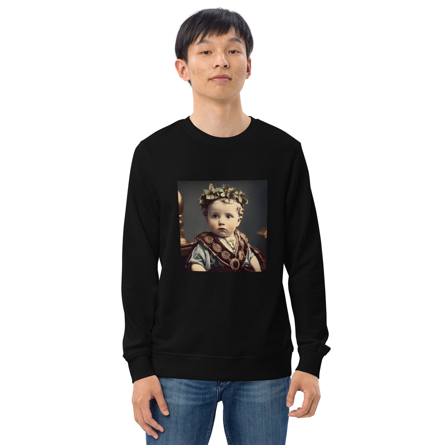 Sweatshirt Unisex / Organic Cotton / Portrait Gaius Julius I