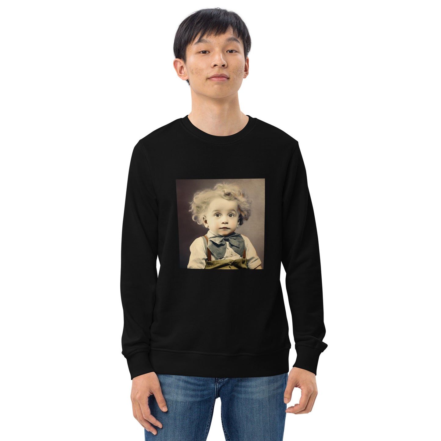 Sweatshirt Unisex / Organic Cotton / Portrait Albert Hermann II