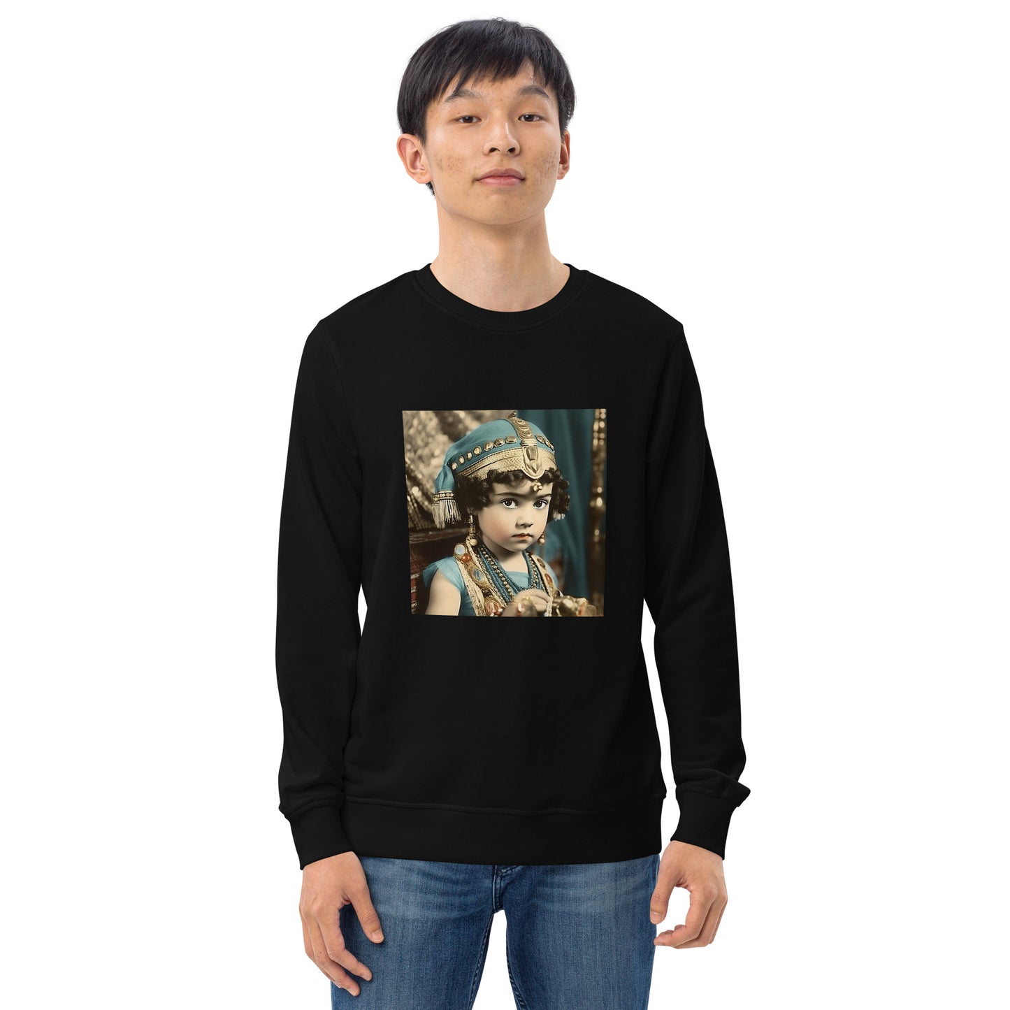 Sweatshirt Unisex / Organic Cotton / Portrait Cleopatra Philopator II