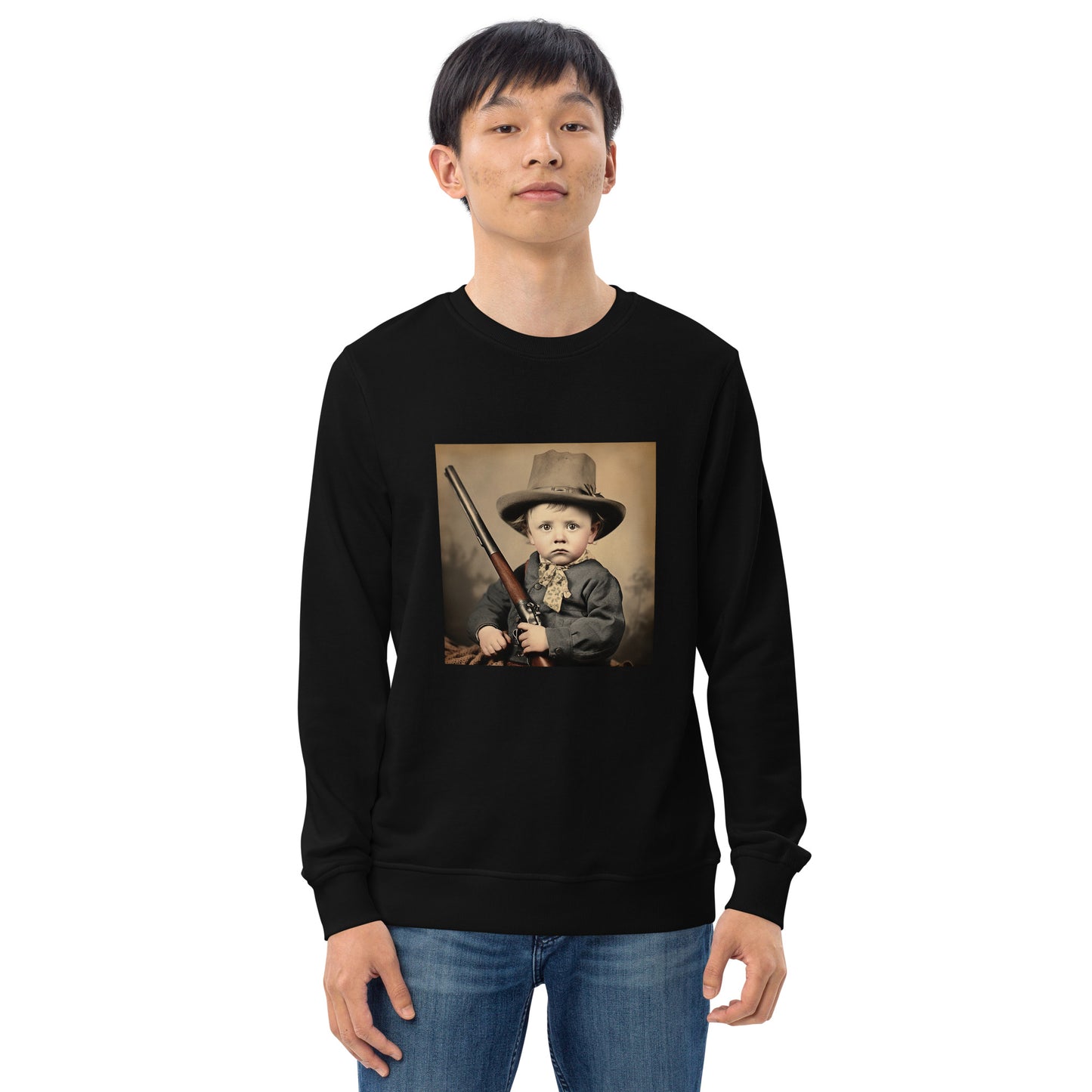 Sweatshirt Unisex / Organic Cotton / Portrait William 'Billy' Henry III