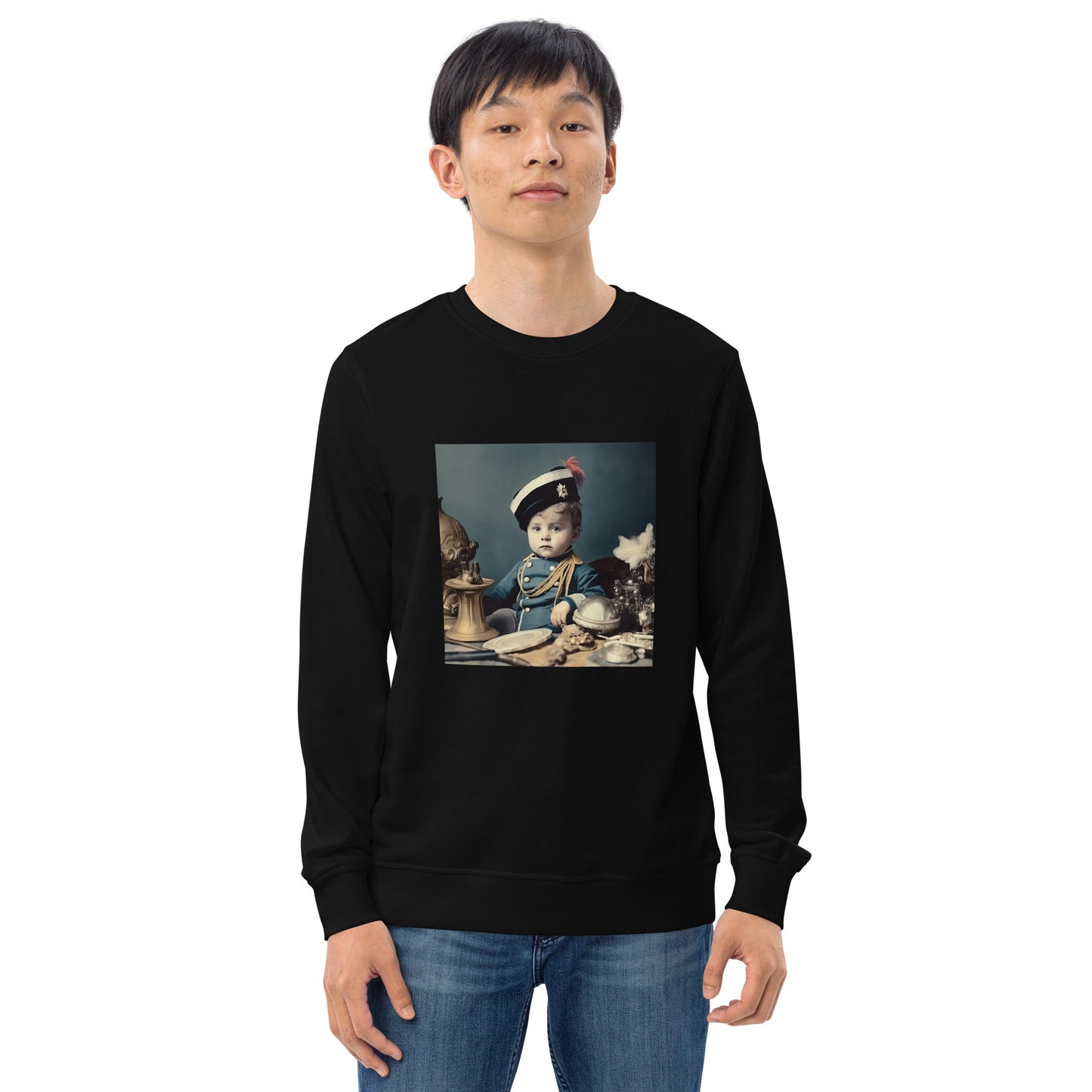 Sweatshirt Unisex / Organic Cotton / Portrait Napoleon Carlo VIII