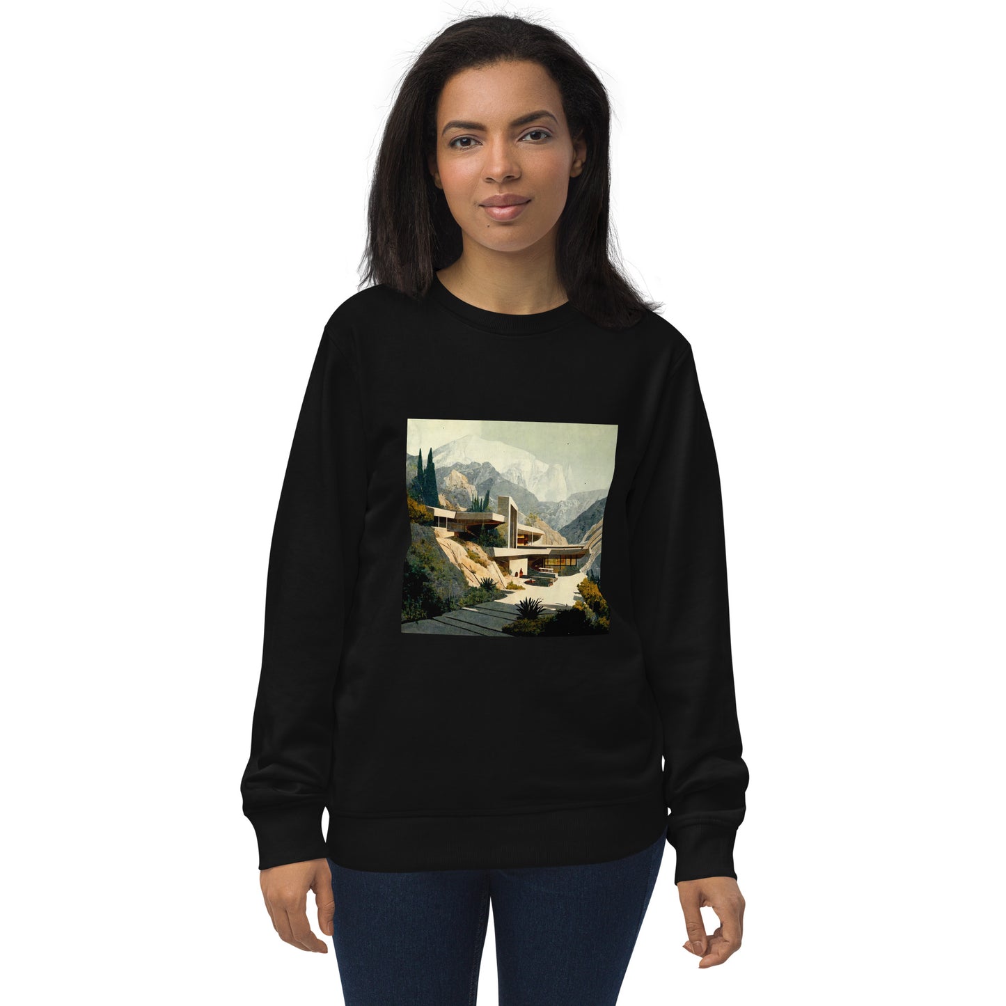 Sweatshirt Unisex / Organic Cotton / Architecture #1