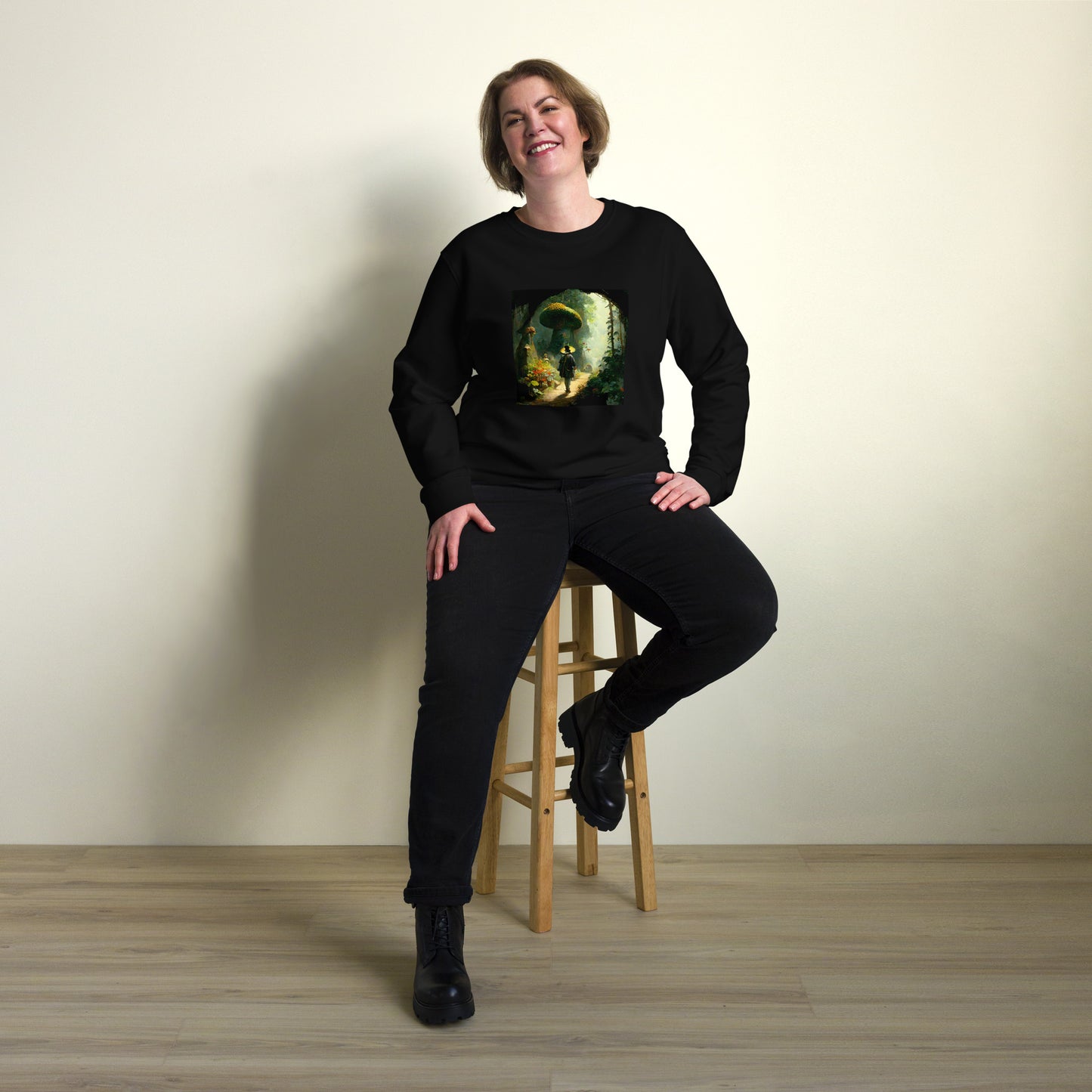 Sweatshirt Unisex / Organic Cotton / Fairytale Forest #2