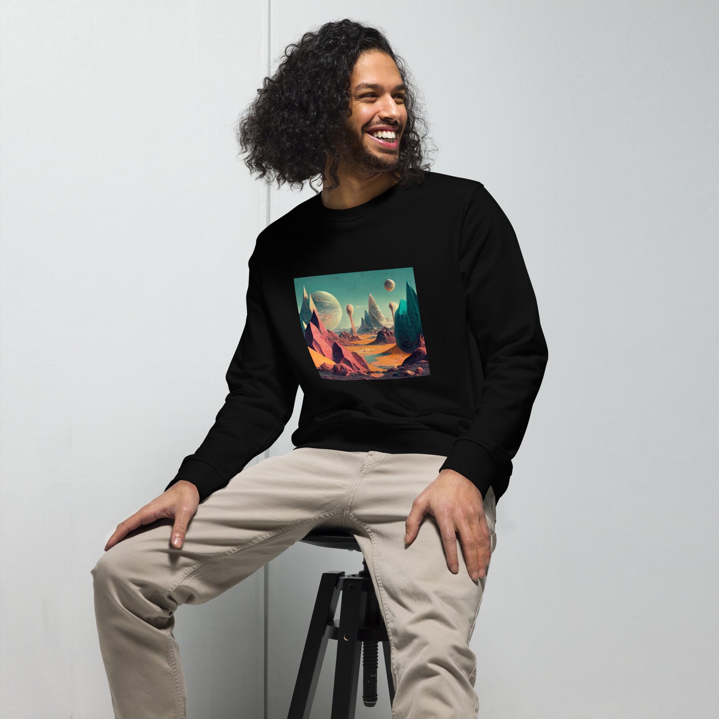 Sweatshirt Unisex / Organic Cotton / Exoplanet #3