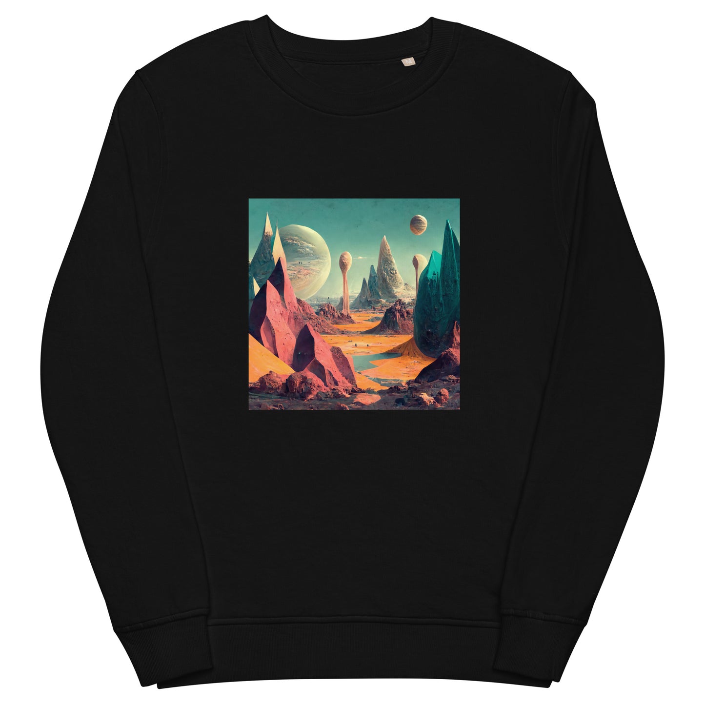 Sweatshirt Unisex / Organic Cotton / Exoplanet #3