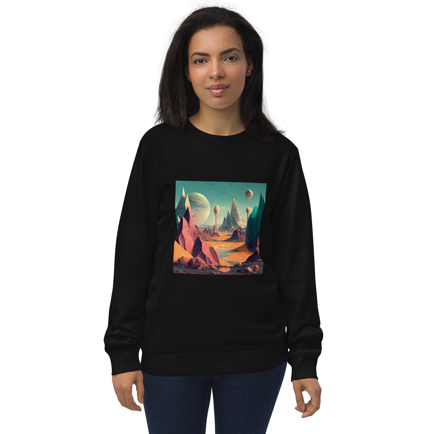 Sweatshirt Unisex / Organic Cotton / Exoplanet #3