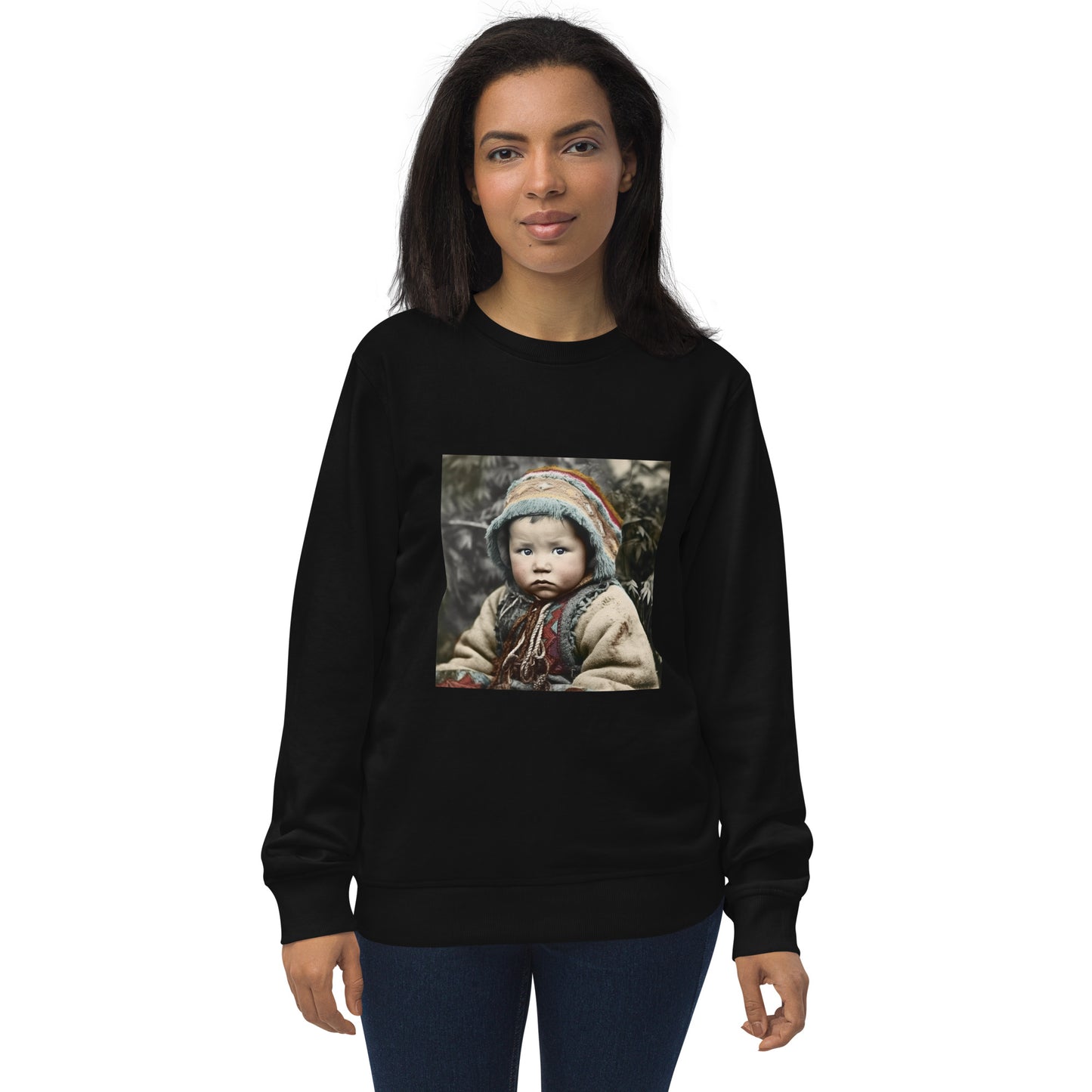 Sweatshirt Unisex / Organic Cotton / Portrait Koelbjerg Child I