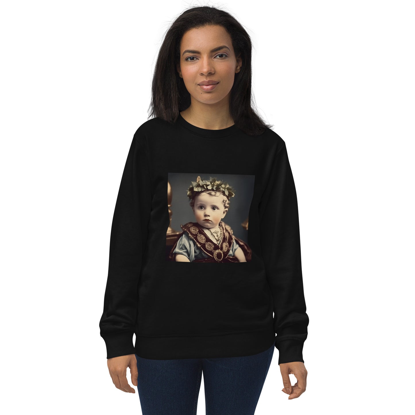 Sweatshirt Unisex / Organic Cotton / Portrait Gaius Julius I