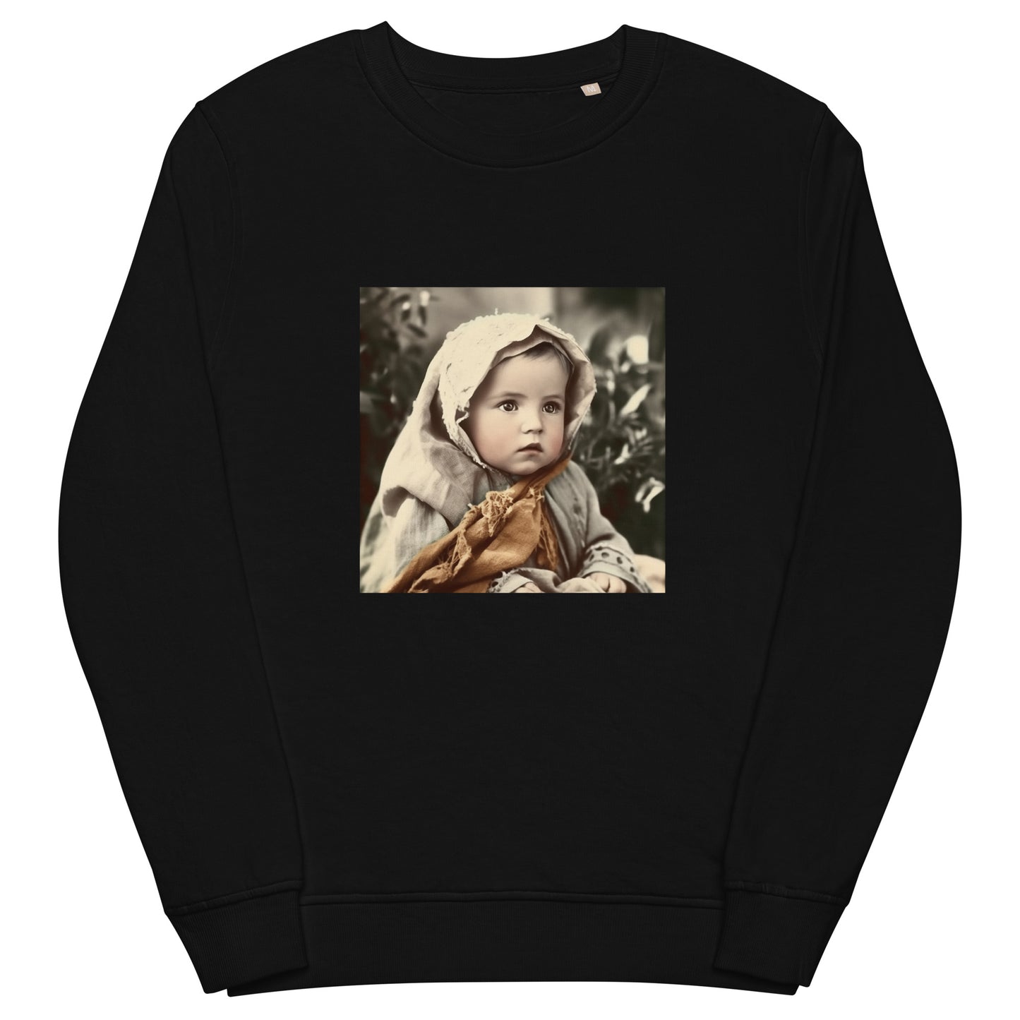 Sweatshirt Unisex / Organic Cotton / Portrait Jesus Nazareth I