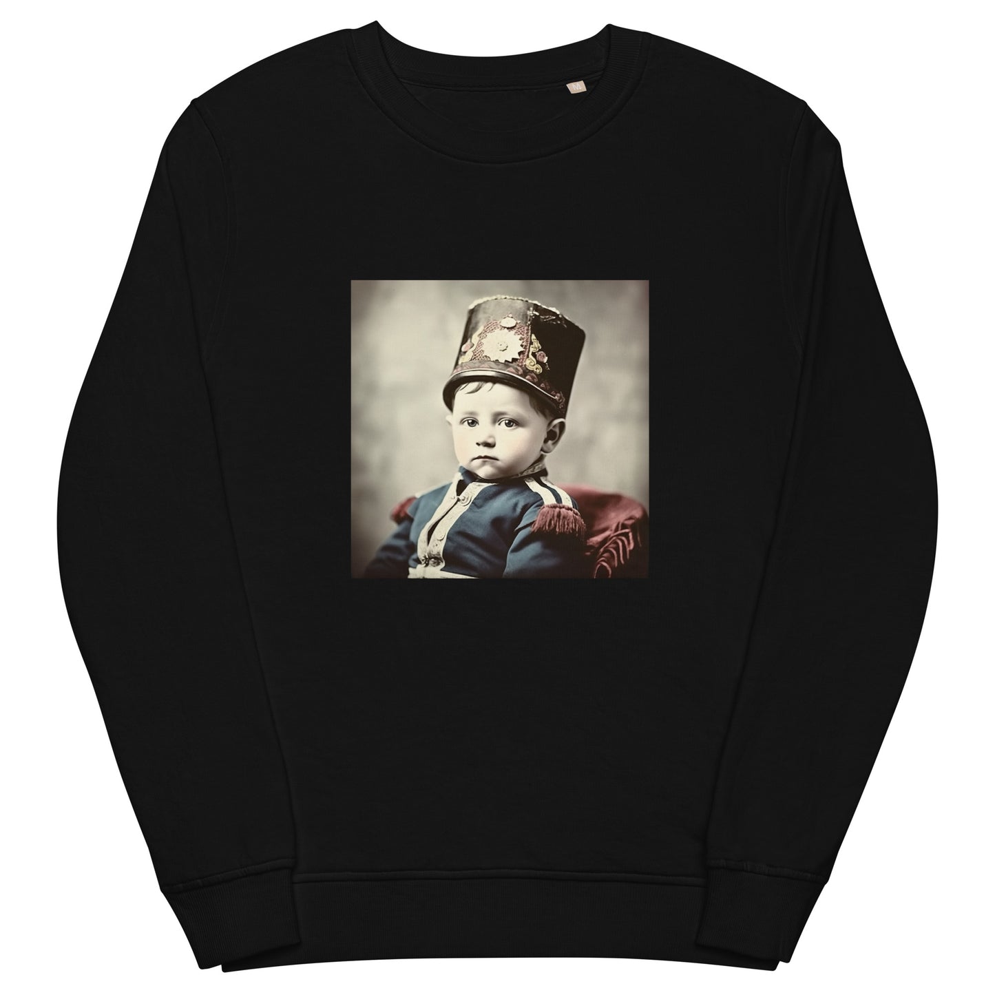 Sweatshirt Unisex / Organic Cotton / Portrait Napoleon Carlo III