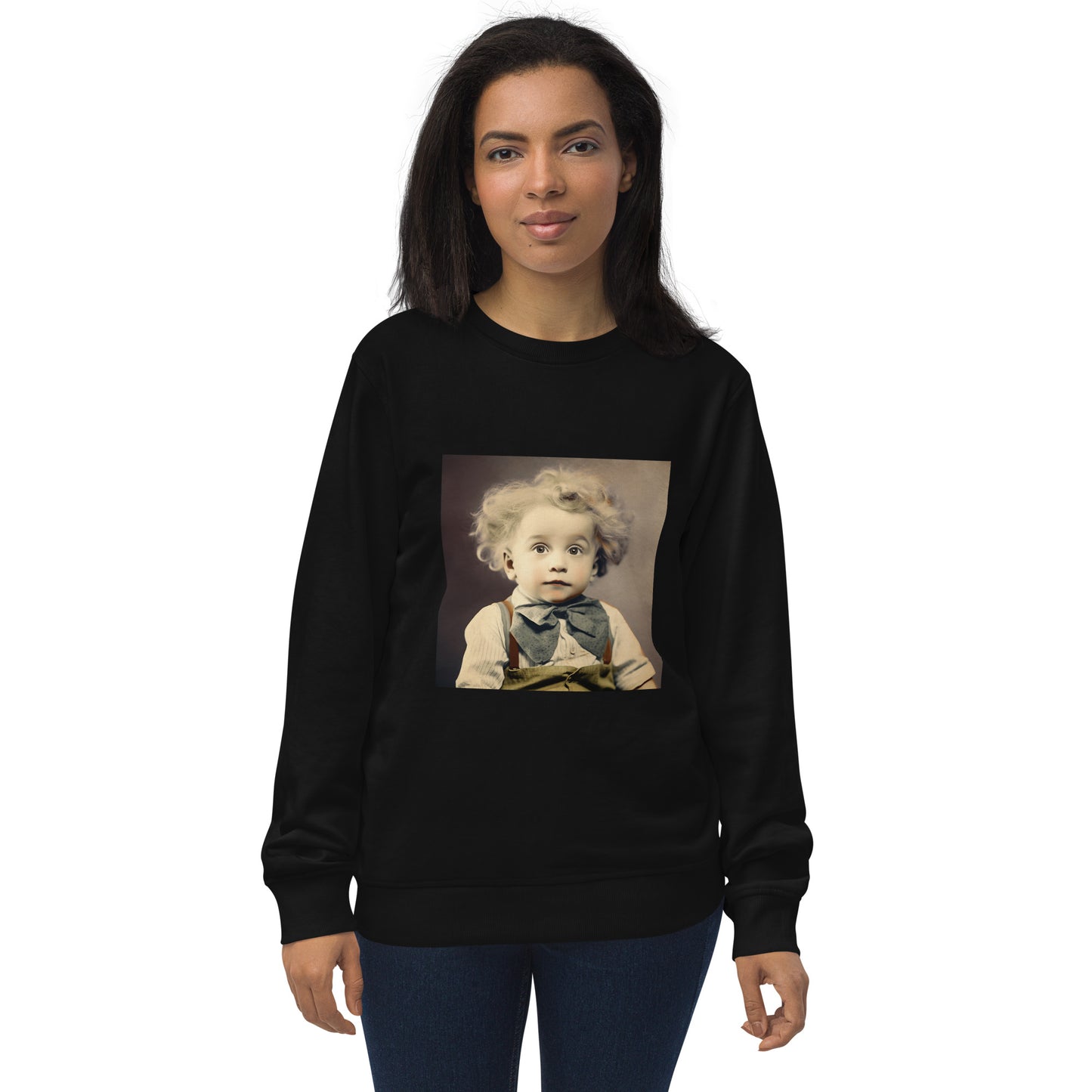 Sweatshirt Unisex / Organic Cotton / Portrait Albert Hermann II