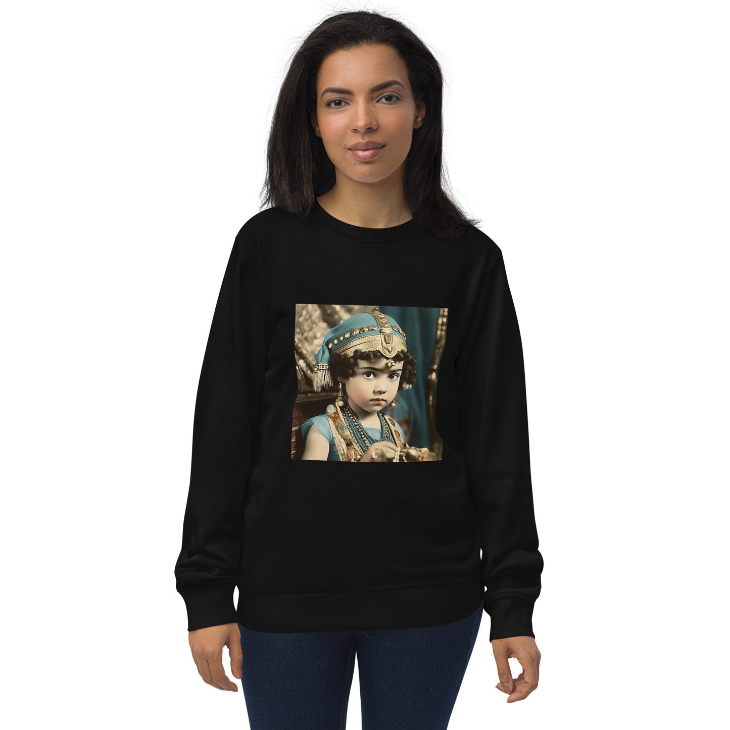 Sweatshirt Unisex / Organic Cotton / Portrait Cleopatra Philopator II