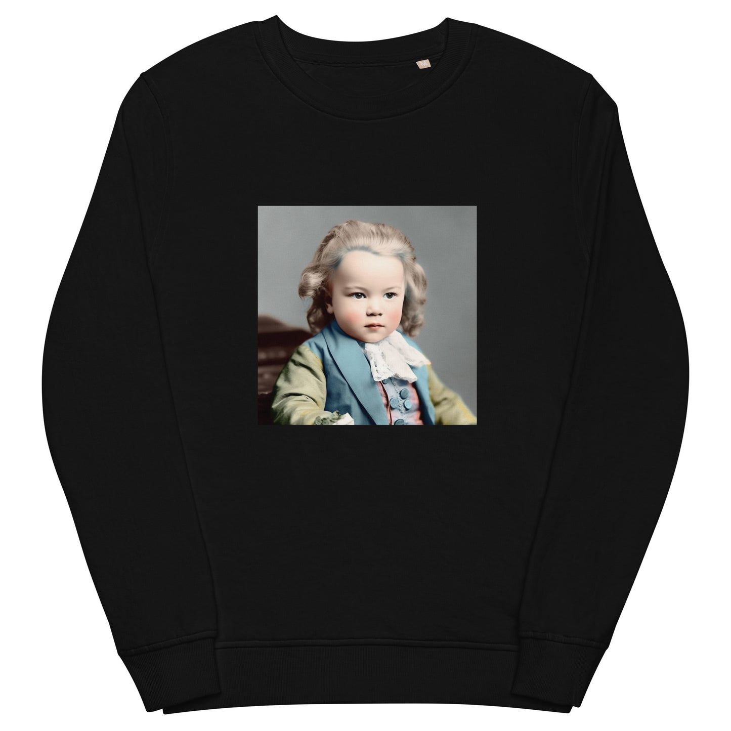 Sweatshirt Unisex / Organic Cotton / Portrait Johann Sebastian V