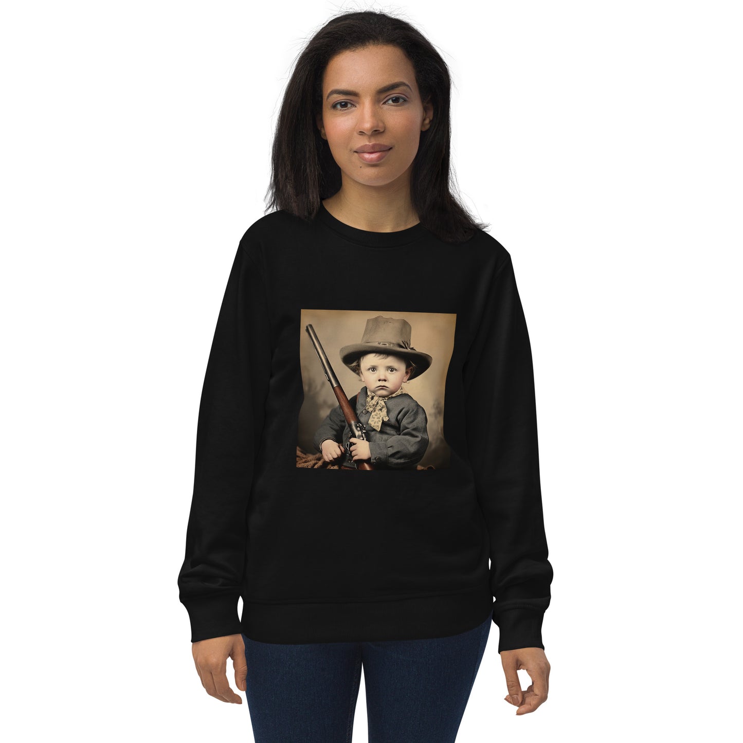 Sweatshirt Unisex / Organic Cotton / Portrait William 'Billy' Henry III