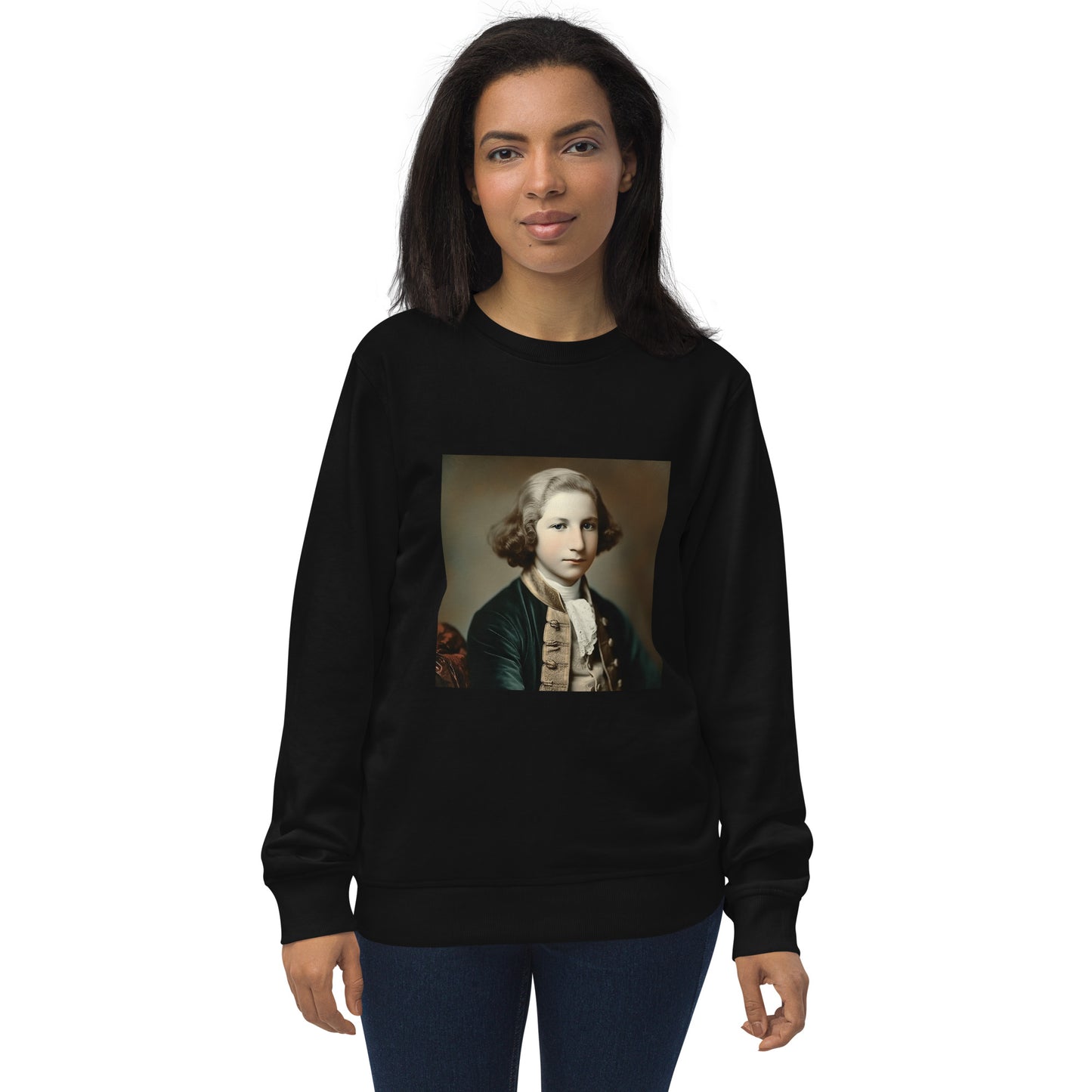 Sweatshirt Unisex / Organic Cotton / Portrait George Augustine I