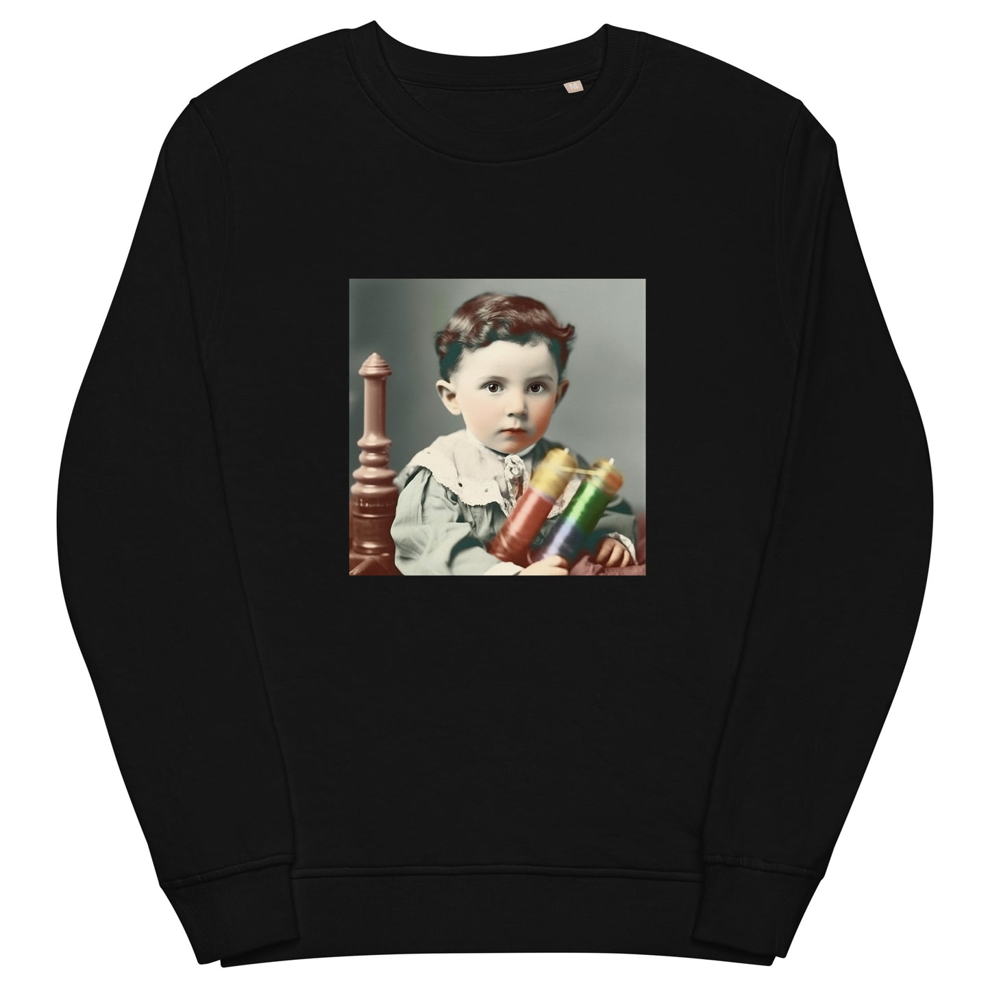 Sweatshirt Unisex / Organic Cotton / Portrait Nikola Milutin I