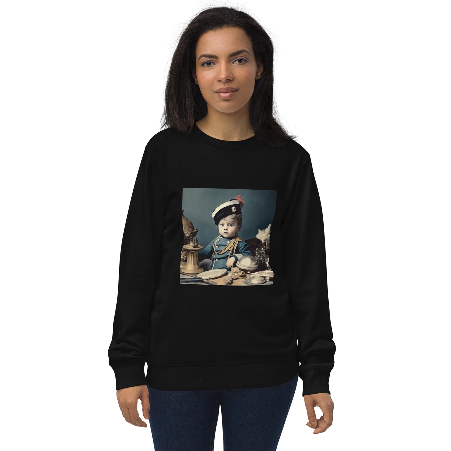 Sweatshirt Unisex / Organic Cotton / Portrait Napoleon Carlo VIII