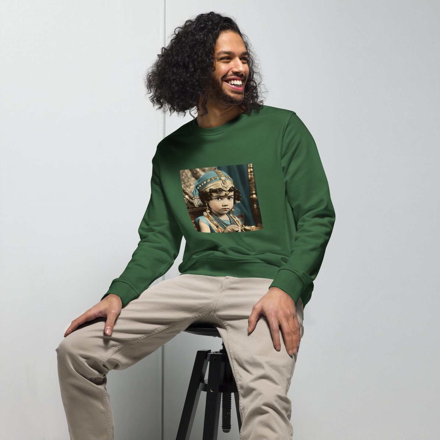 Sweatshirt Unisex / Organic Cotton / Portrait Cleopatra Philopator II