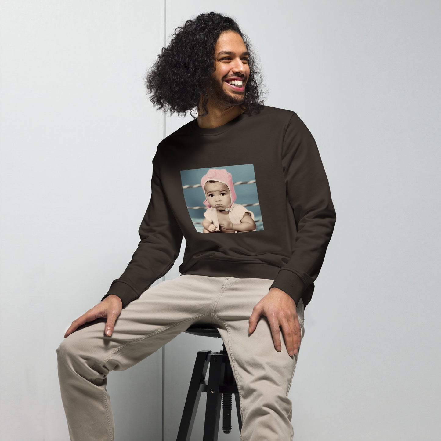 Sweatshirt Unisex / Organic Cotton / Portrait Cassius 'Muhammad' Marcellus III