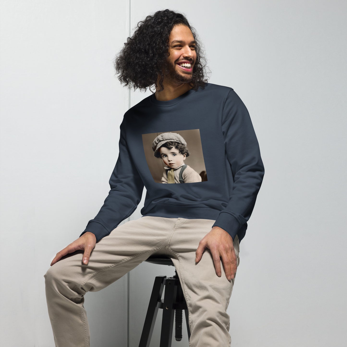 Sweatshirt Unisex / Organic Cotton / Portrait Charles 'Charlie' Spencer III