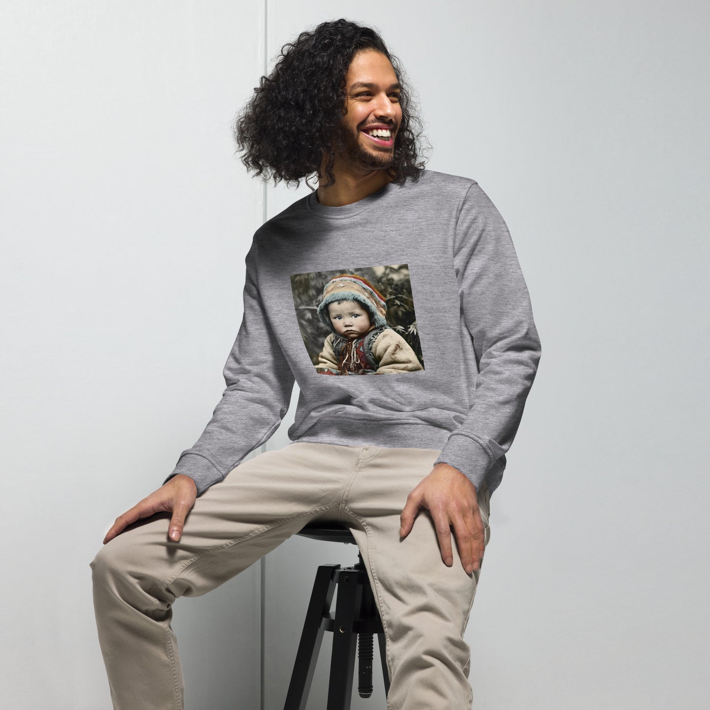 Sweatshirt Unisex / Organic Cotton / Portrait Koelbjerg Child I