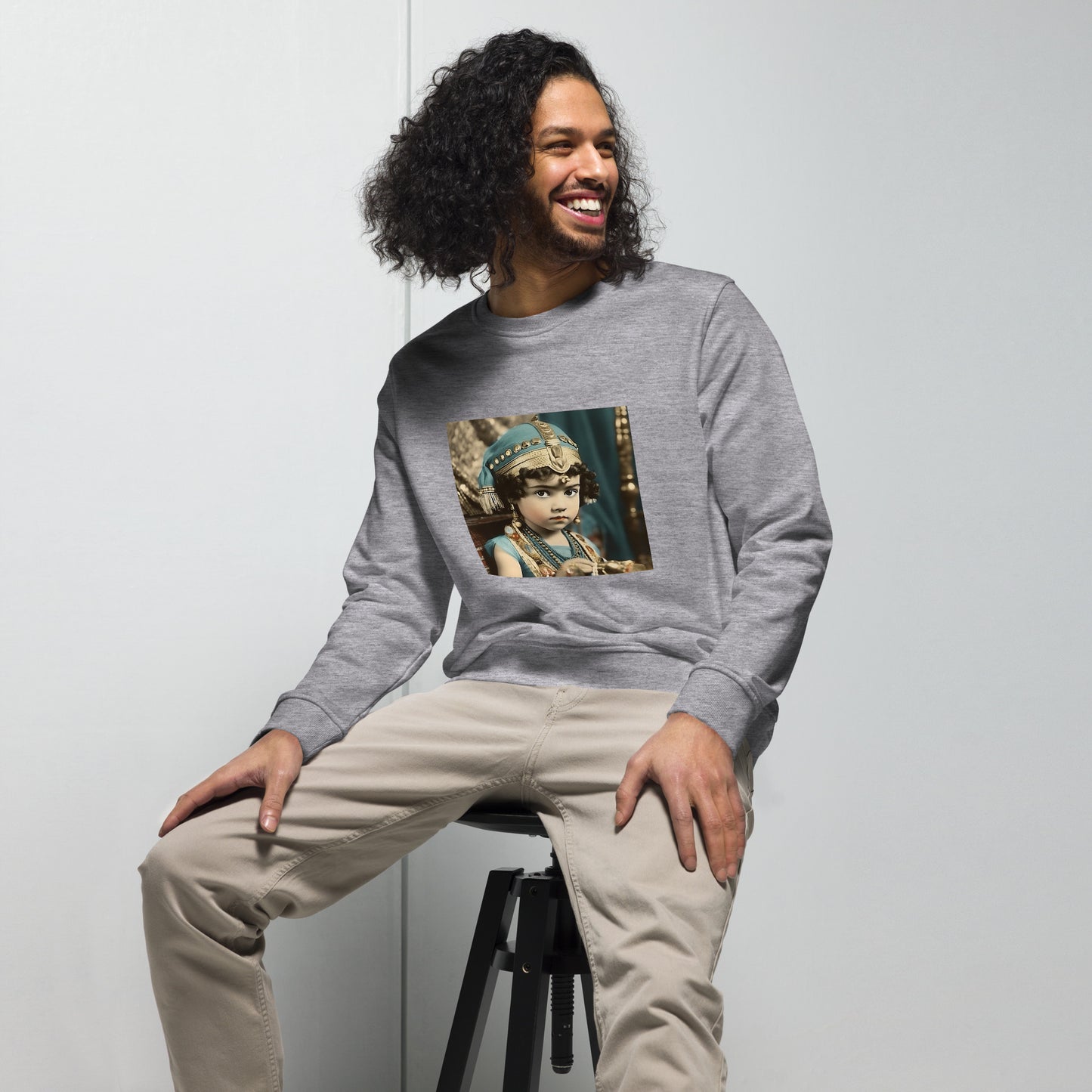 Sweatshirt Unisex / Organic Cotton / Portrait Cleopatra Philopator II