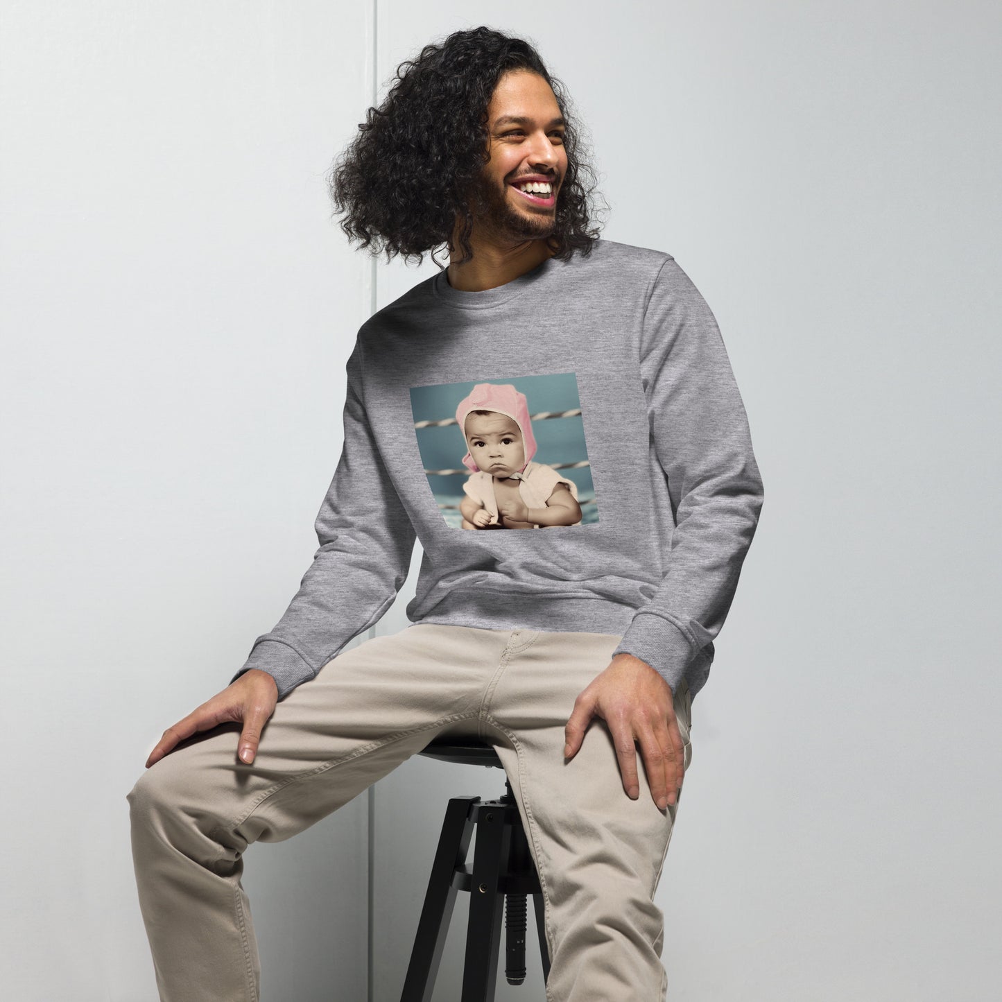 Sweatshirt Unisex / Organic Cotton / Portrait Cassius 'Muhammad' Marcellus III