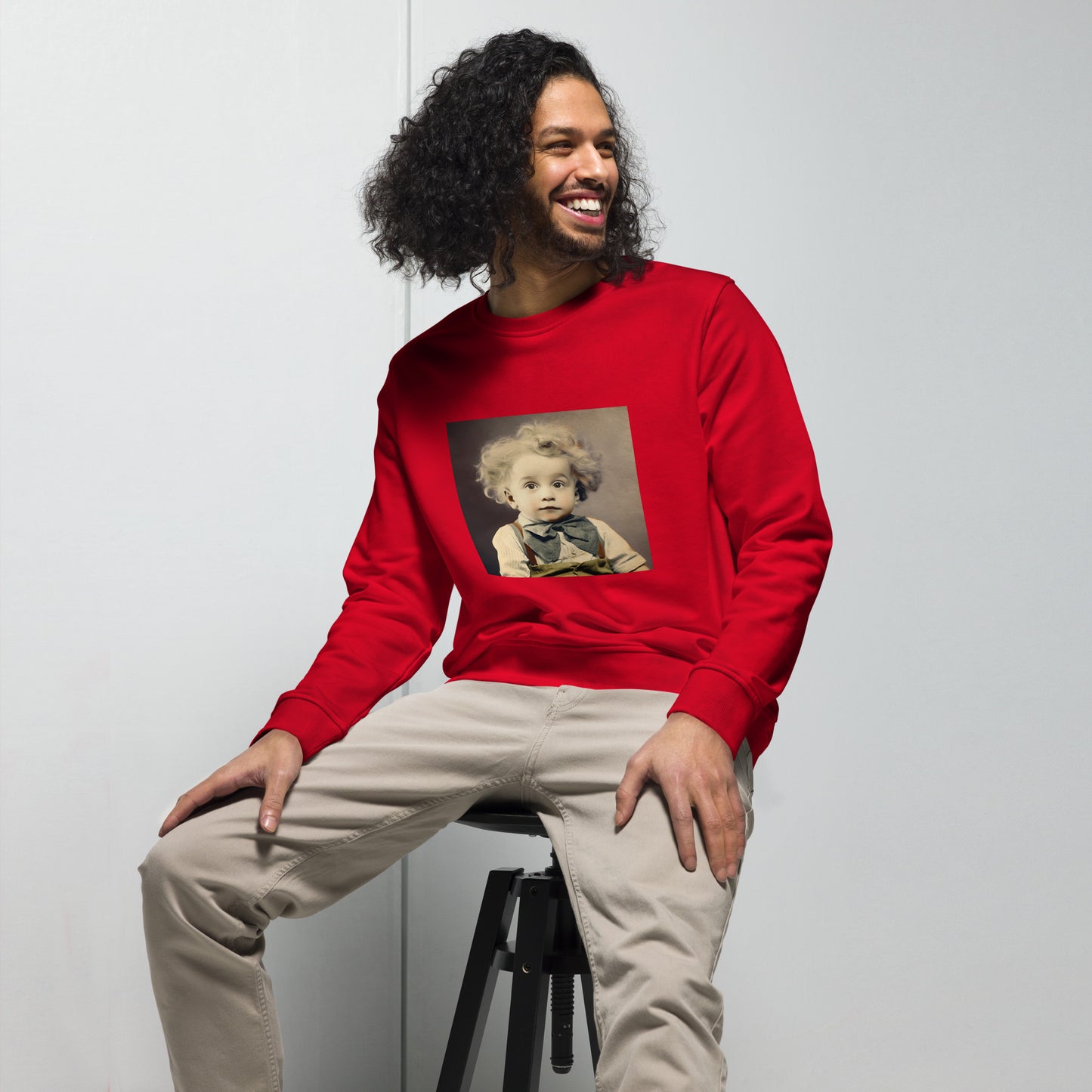 Sweatshirt Unisex / Organic Cotton / Portrait Albert Hermann II