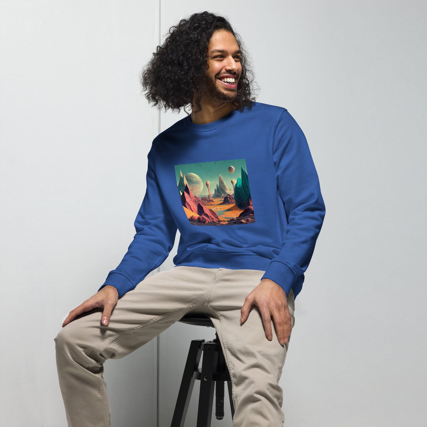 Sweatshirt Unisex / Organic Cotton / Exoplanet #3