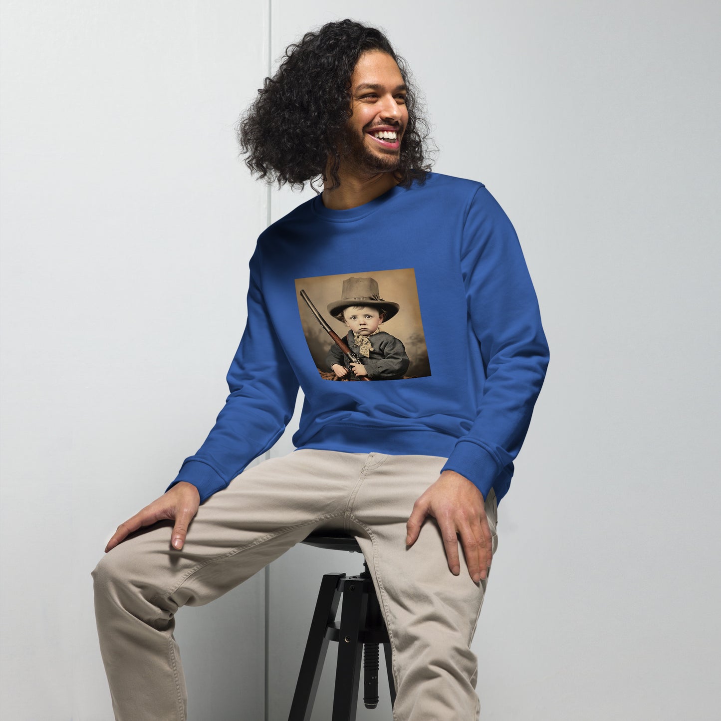 Sweatshirt Unisex / Organic Cotton / Portrait William 'Billy' Henry III