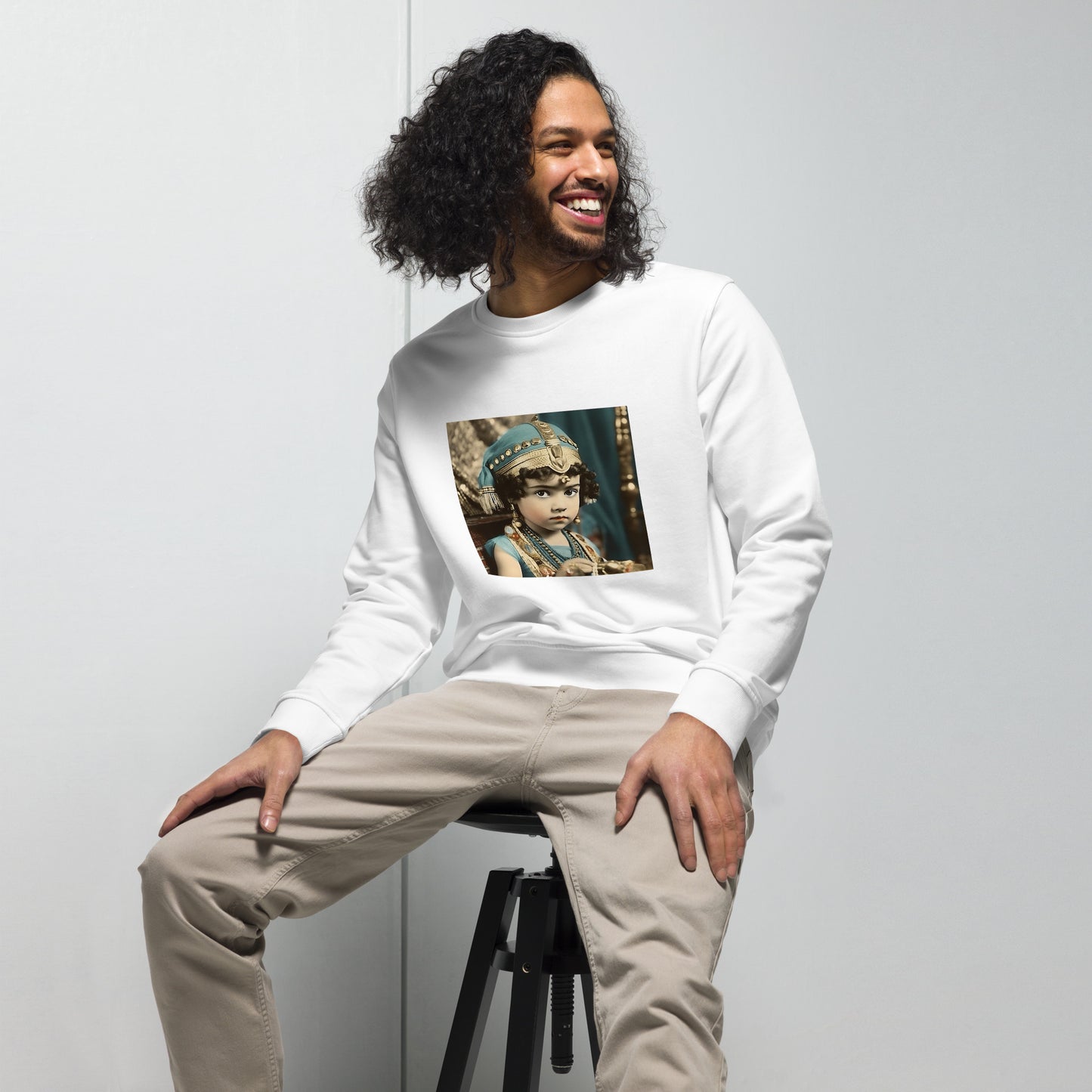 Sweatshirt Unisex / Organic Cotton / Portrait Cleopatra Philopator II