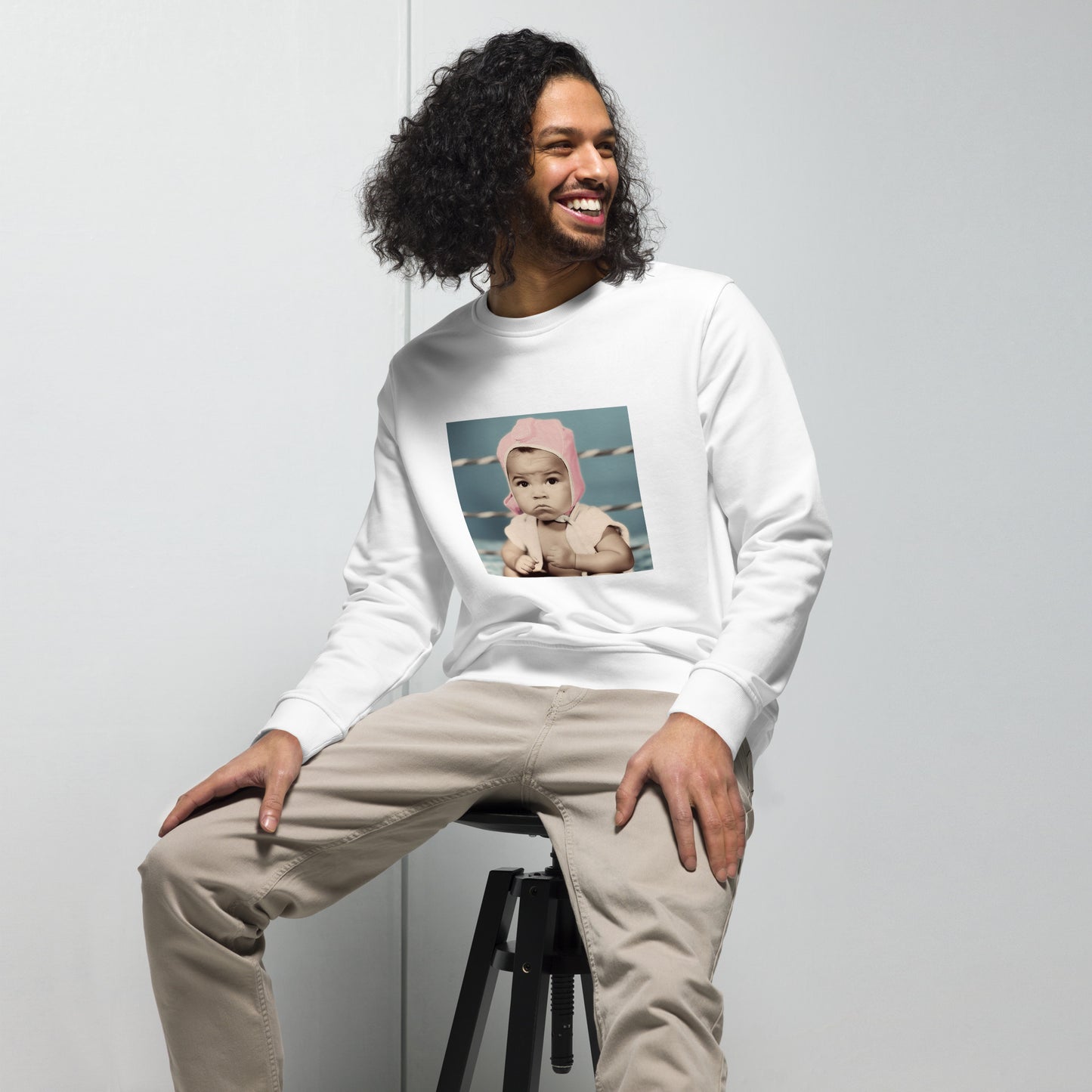 Sweatshirt Unisex / Organic Cotton / Portrait Cassius 'Muhammad' Marcellus III