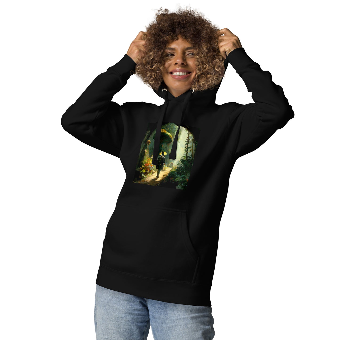 Hoodie Unisex / Ring Spun Cotton / Fairytale Forest #2