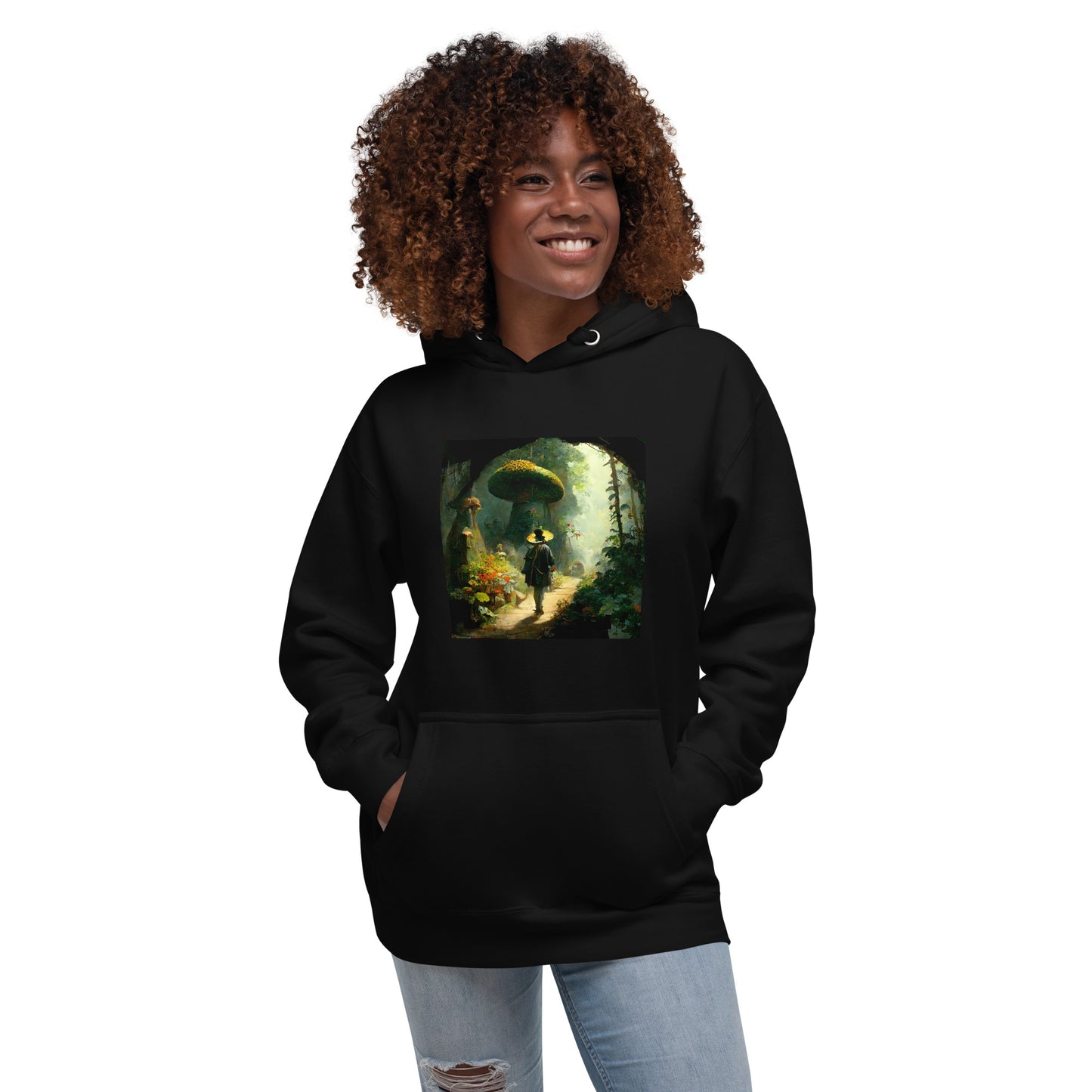 Hoodie Unisex / Ring Spun Cotton / Fairytale Forest #2