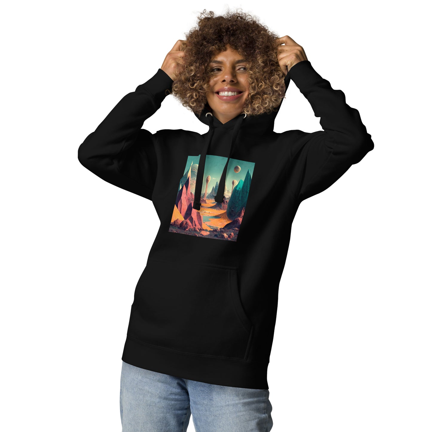 Hoodie Unisex / Ring Spun Cotton / Exoplanet #3