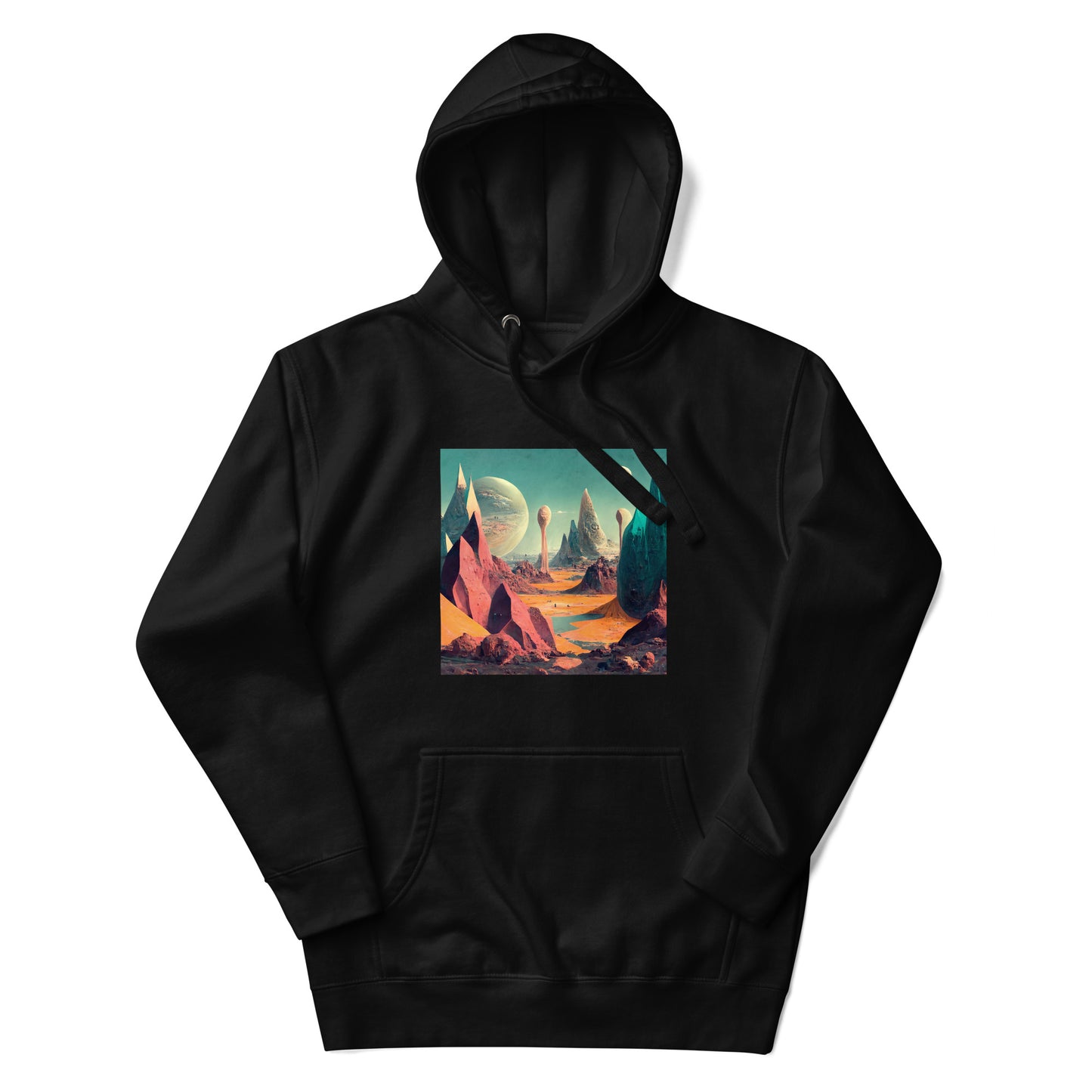 Hoodie Unisex / Ring Spun Cotton / Exoplanet #3