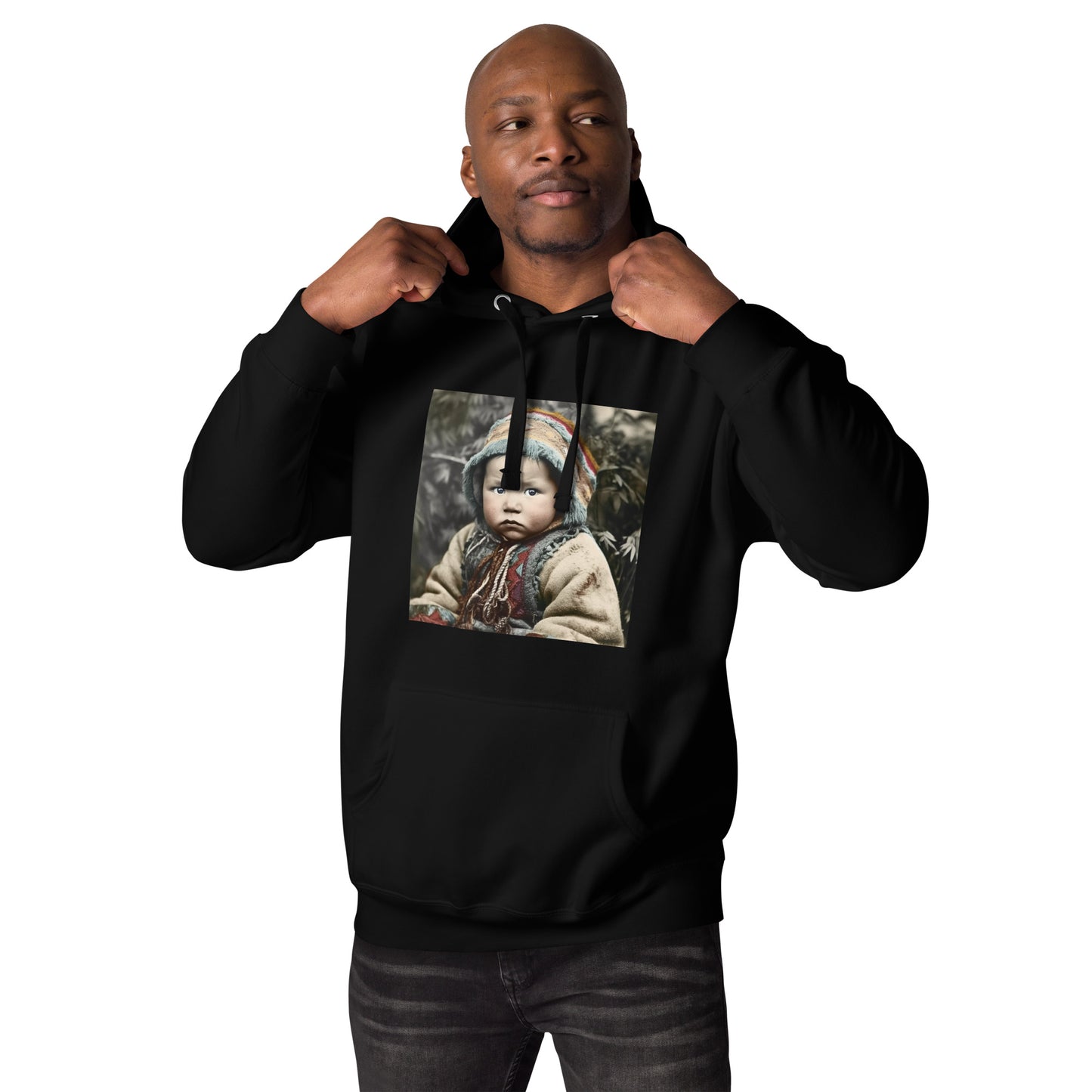 Hoodie Unisex / Ring Spun Cotton / Portrait Koelbjerg Child I