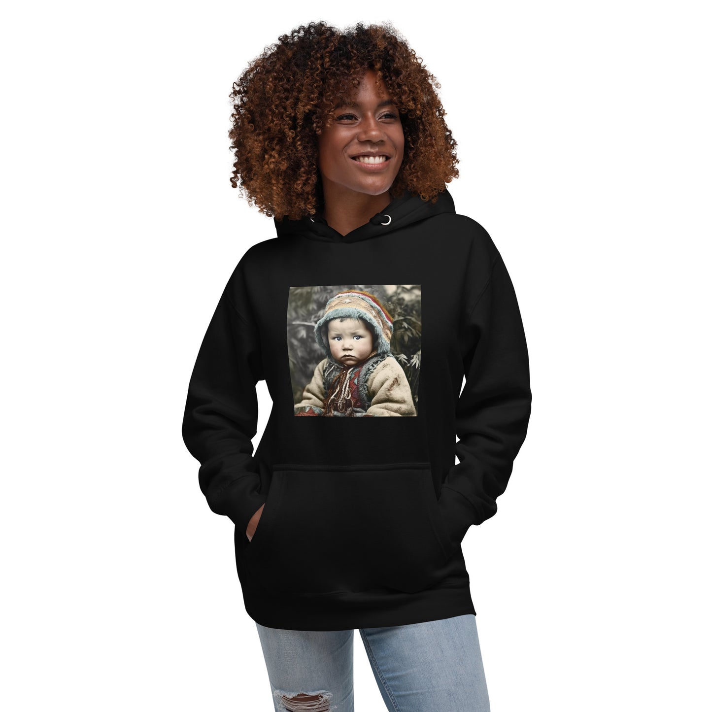 Hoodie Unisex / Ring Spun Cotton / Portrait Koelbjerg Child I