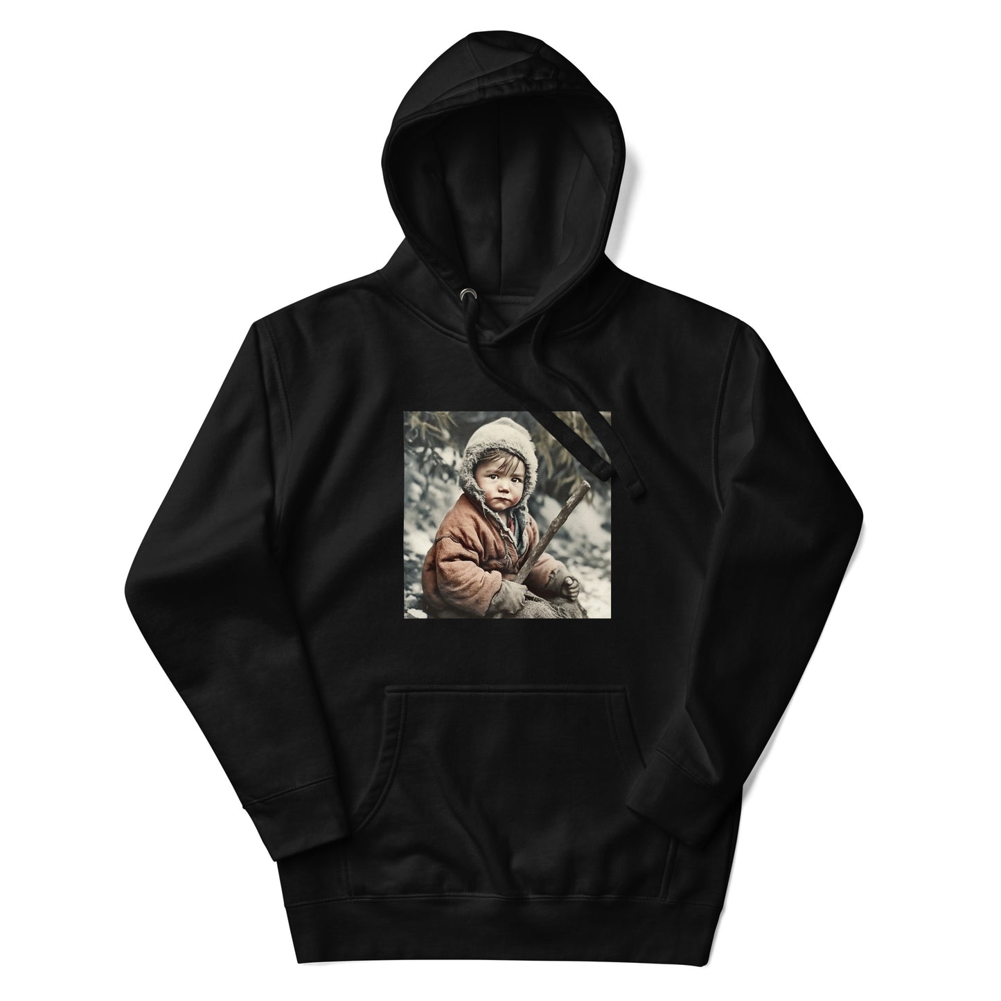 Hoodie Unisex / Ring Spun Cotton / Portrait Ötzi Tisenjoch I