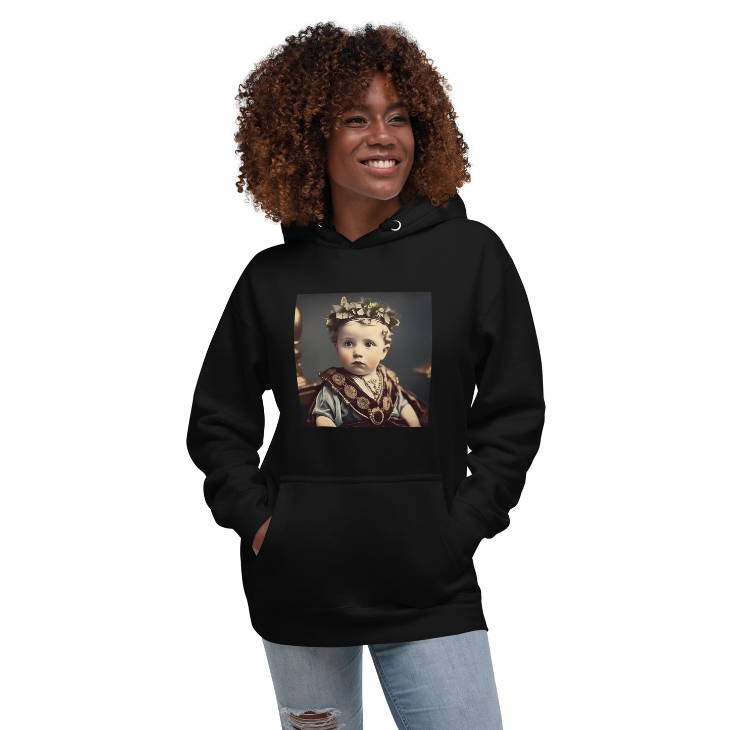 Hoodie Unisex / Ring Spun Cotton / Portrait Gaius Julius I