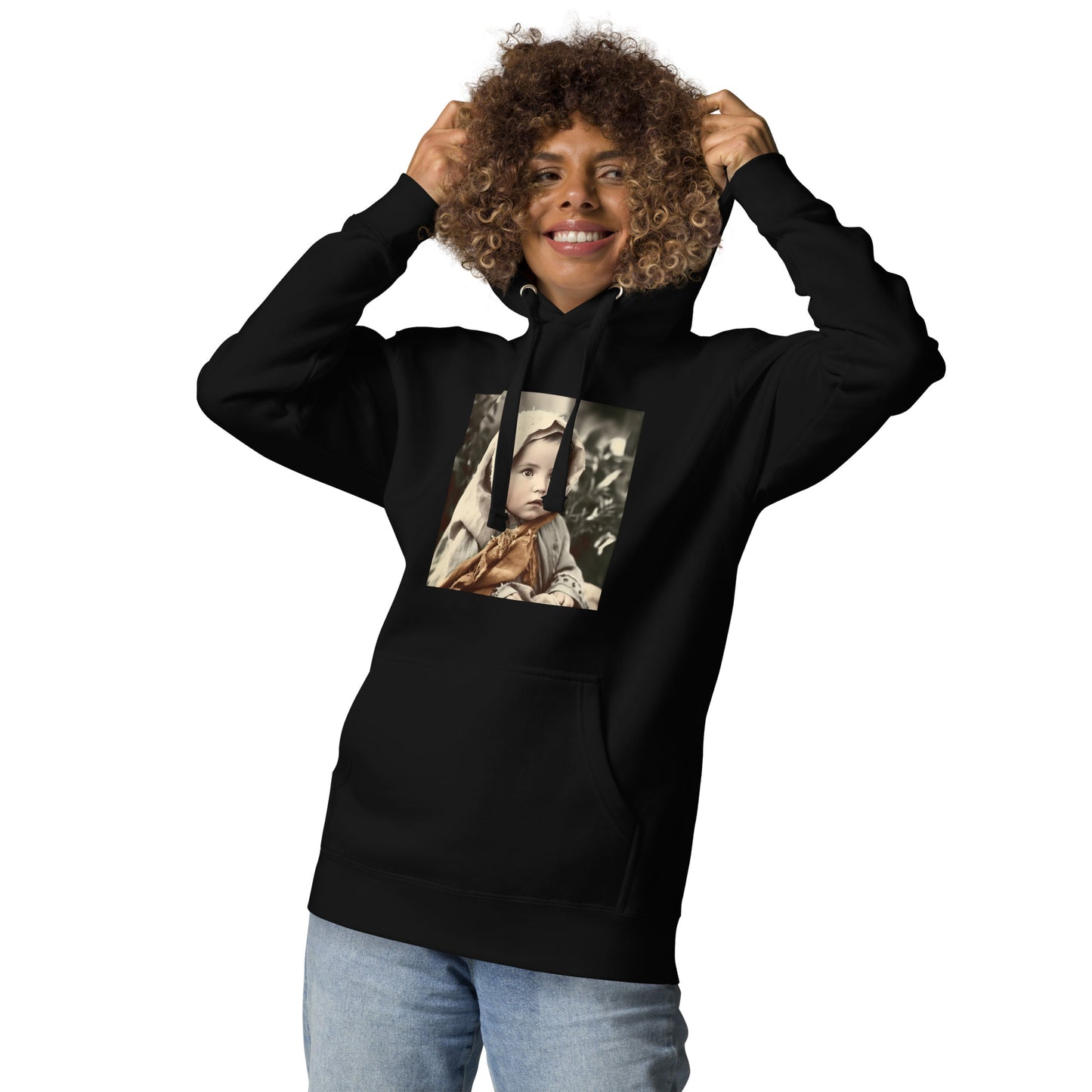 Hoodie Unisex / Ring Spun Cotton / Portrait Jesus Nazareth I