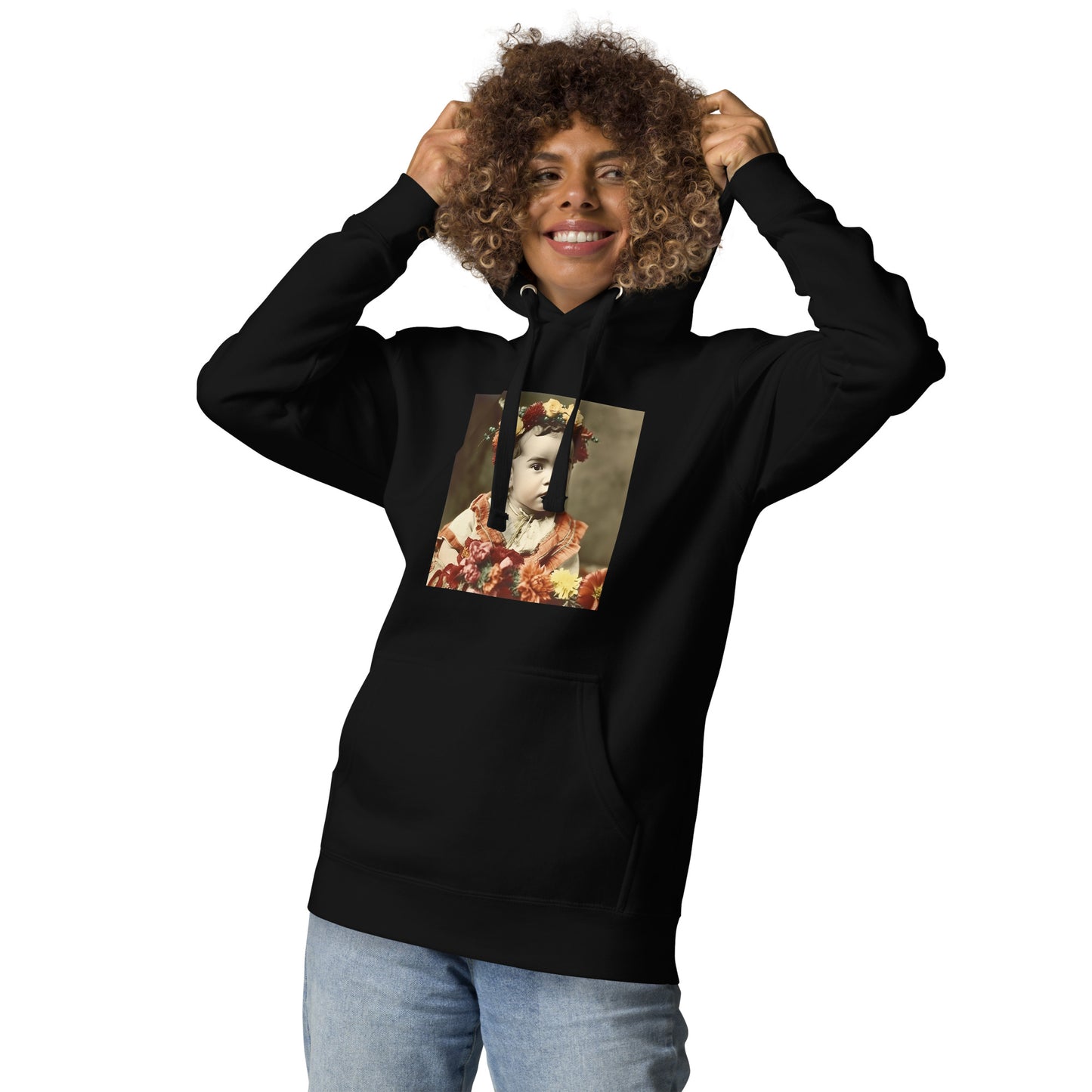 Hoodie Unisex / Ring Spun Cotton / Portrait Magdalena Frida I