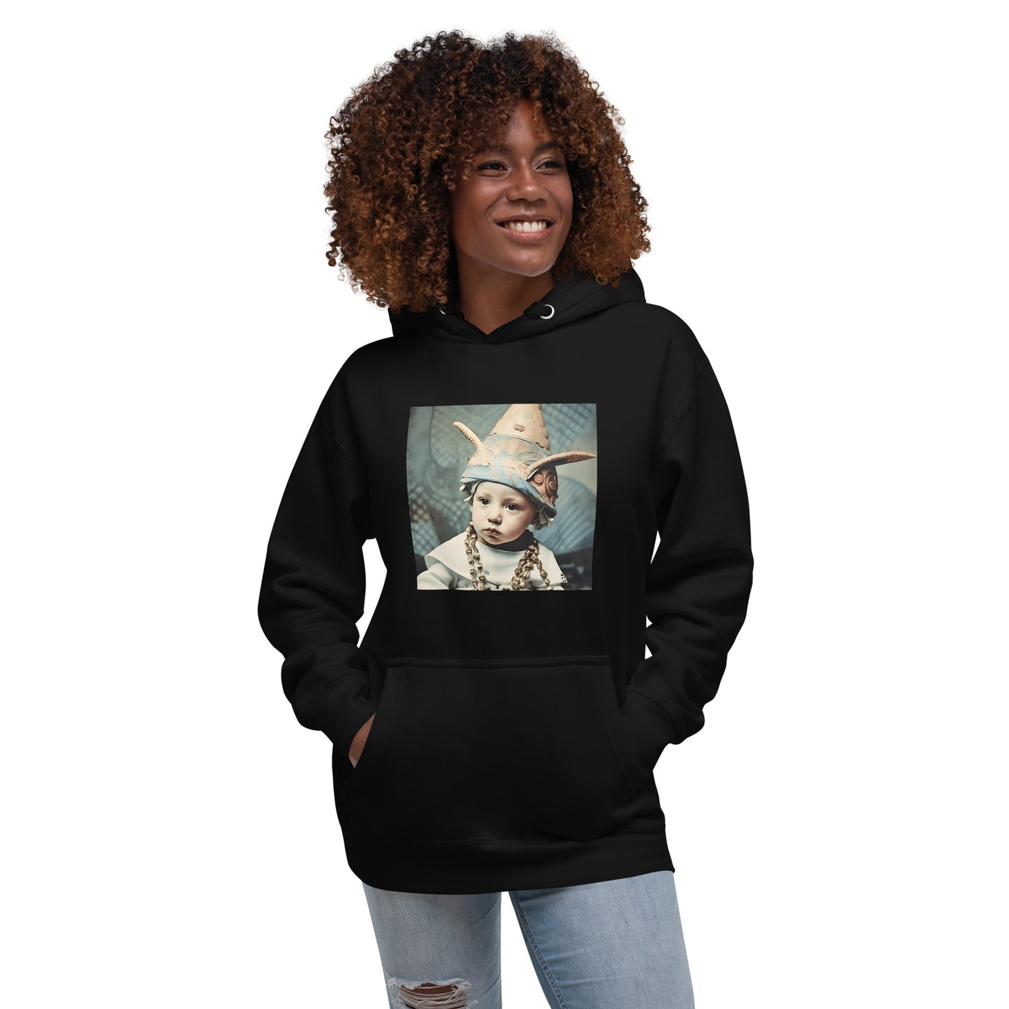 Hoodie Unisex / Ring Spun Cotton / Portrait Akhenaten Amenhotep II