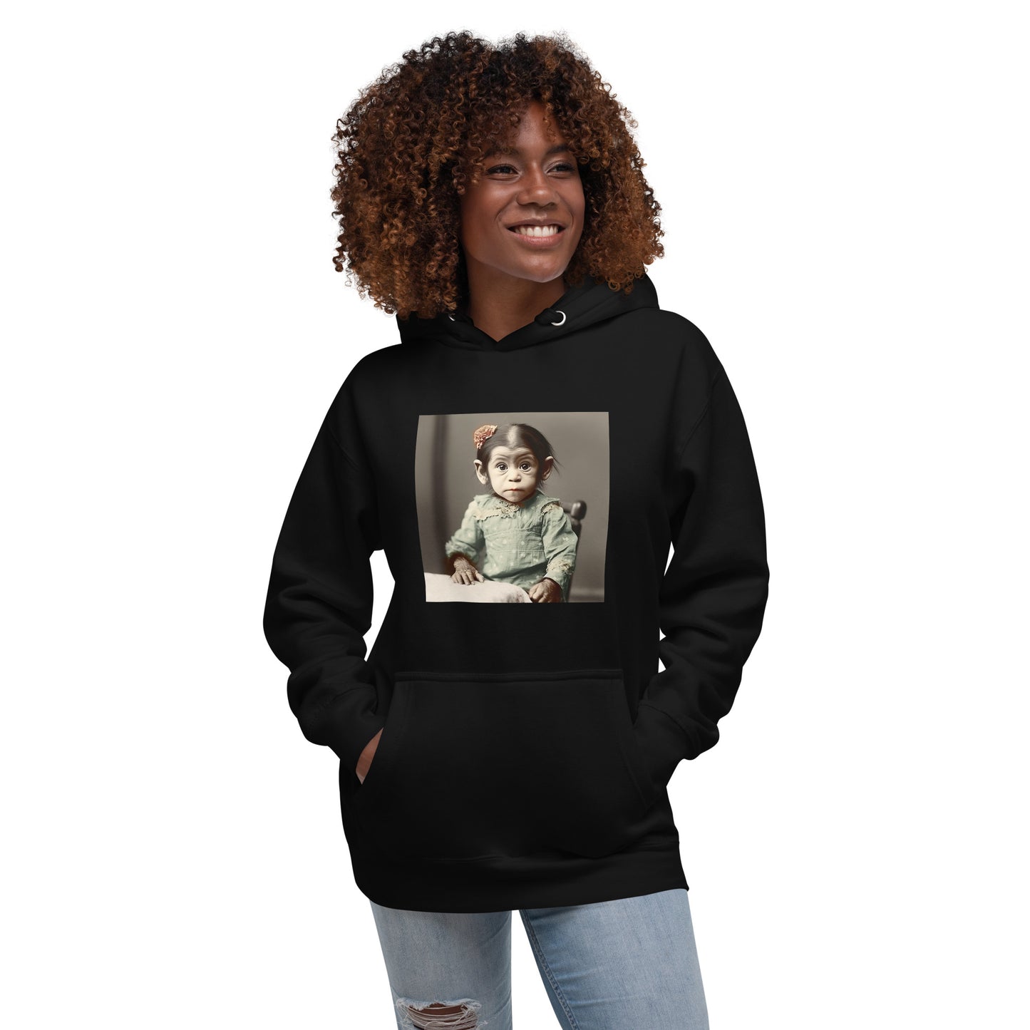 Hoodie Unisex / Ring Spun Cotton / Portrait Lucy Dinkinesh I