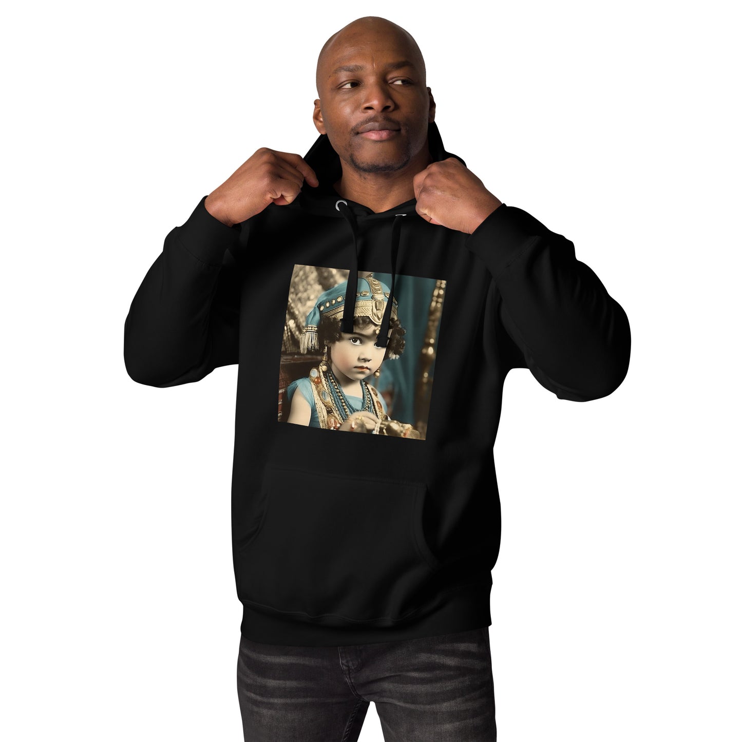 Hoodie Unisex / Ring Spun Cotton / Portrait Cleopatra Philopator II