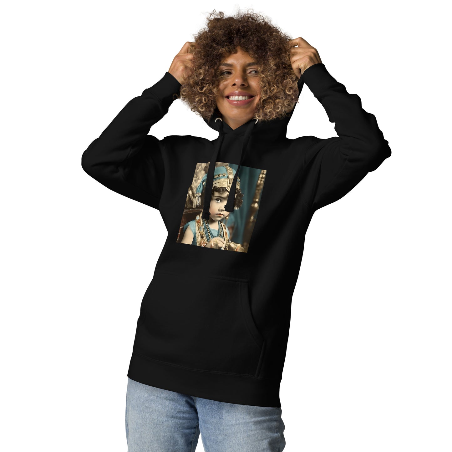 Hoodie Unisex / Ring Spun Cotton / Portrait Cleopatra Philopator II