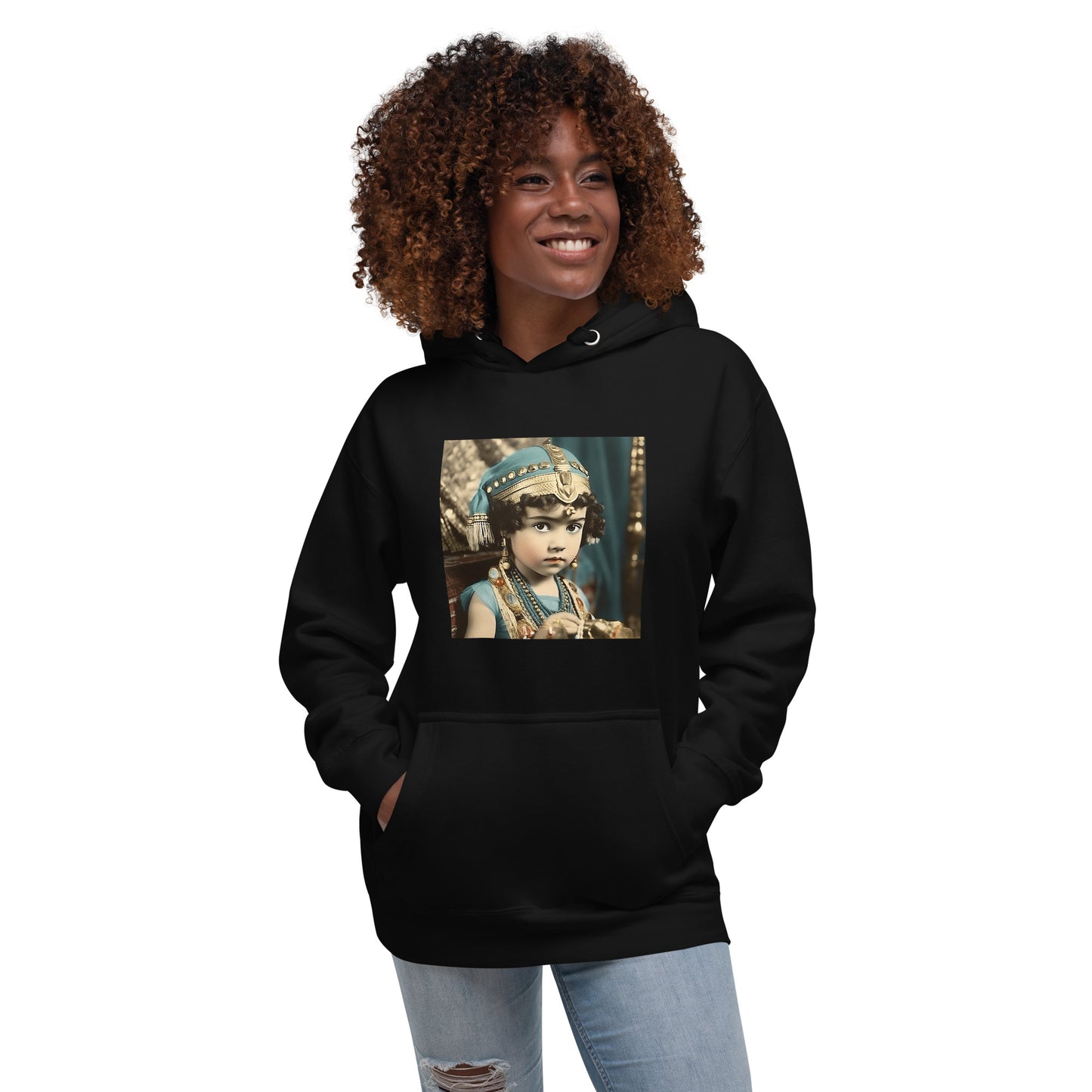 Hoodie Unisex / Ring Spun Cotton / Portrait Cleopatra Philopator II