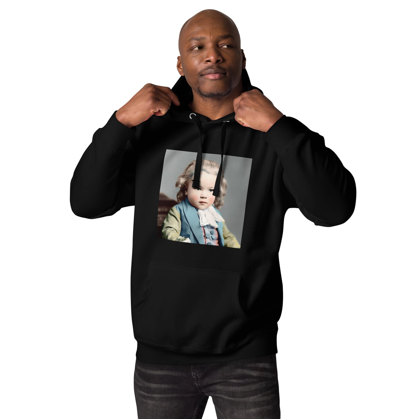 Hoodie Unisex / Ring Spun Cotton / Portrait Johann Sebastian V