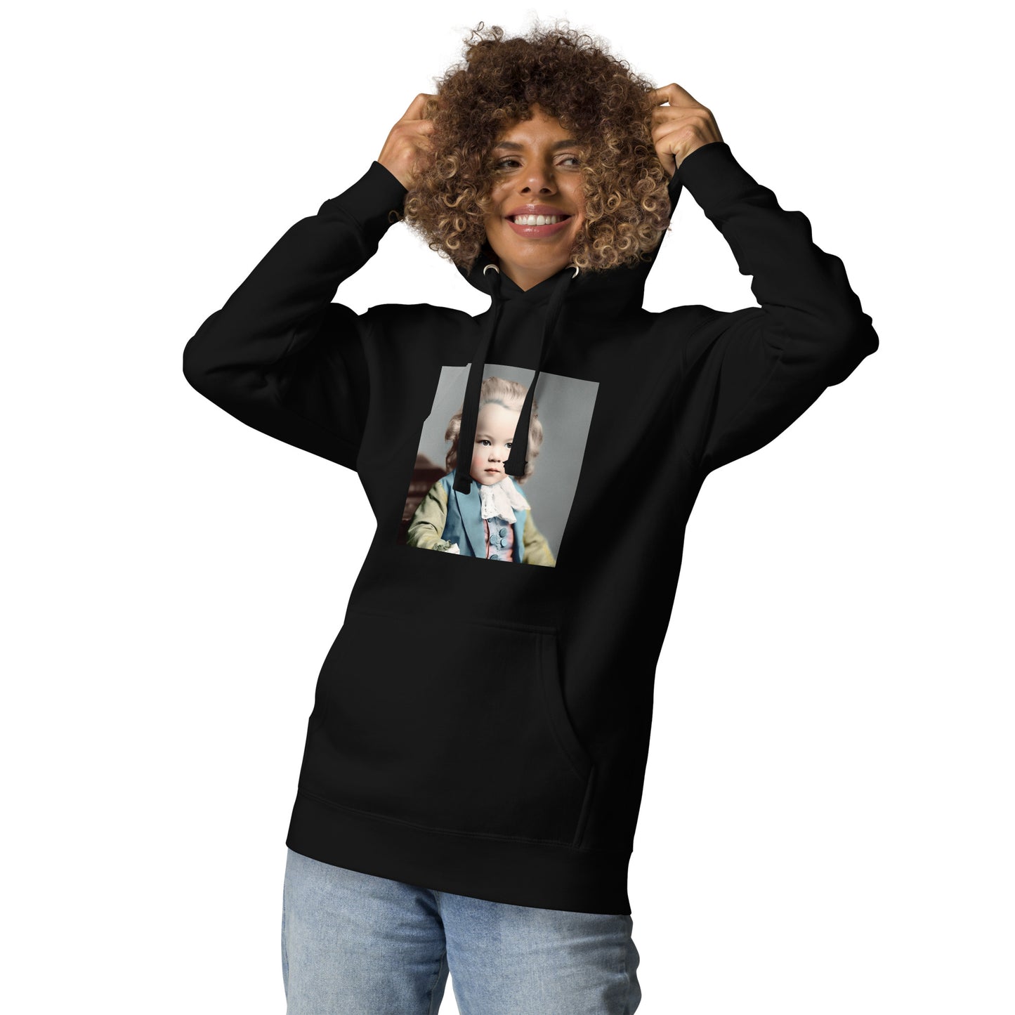 Hoodie Unisex / Ring Spun Cotton / Portrait Johann Sebastian V